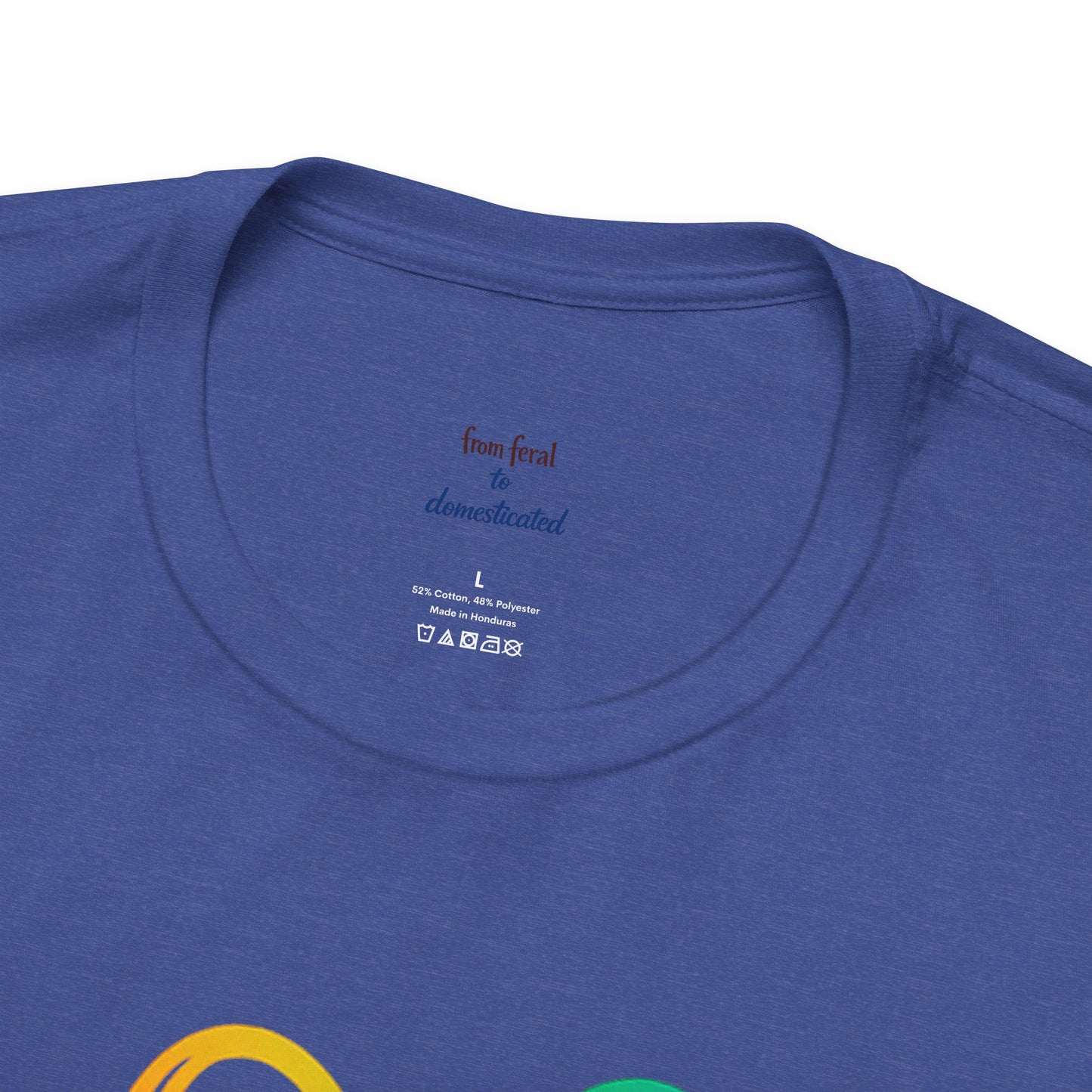 Heart/Paw Colorful Line-Work T-Shirt