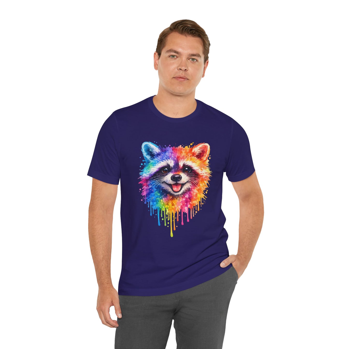 Watercolor Wildlife Raccoon T-Shirt