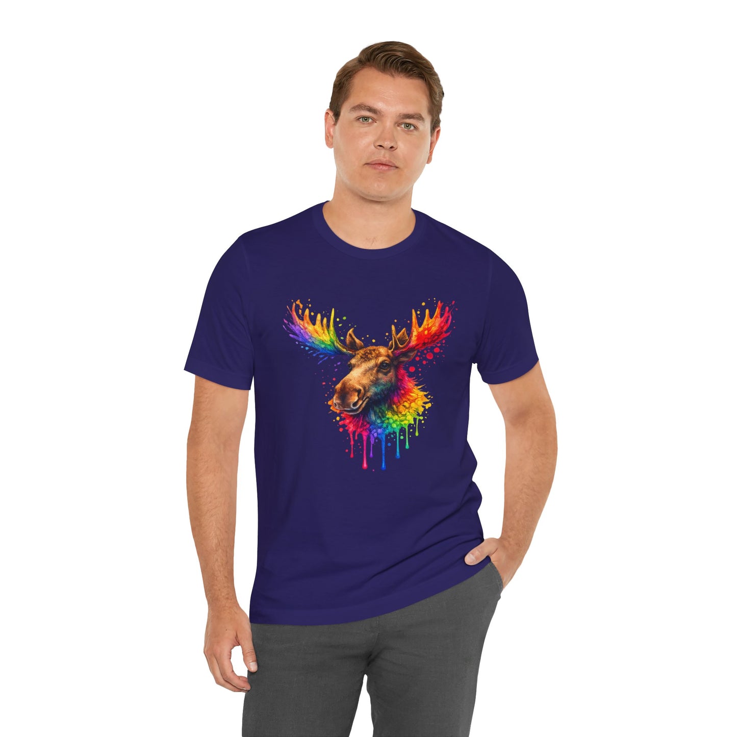 Watercolor Wildlife Moose T-Shirt