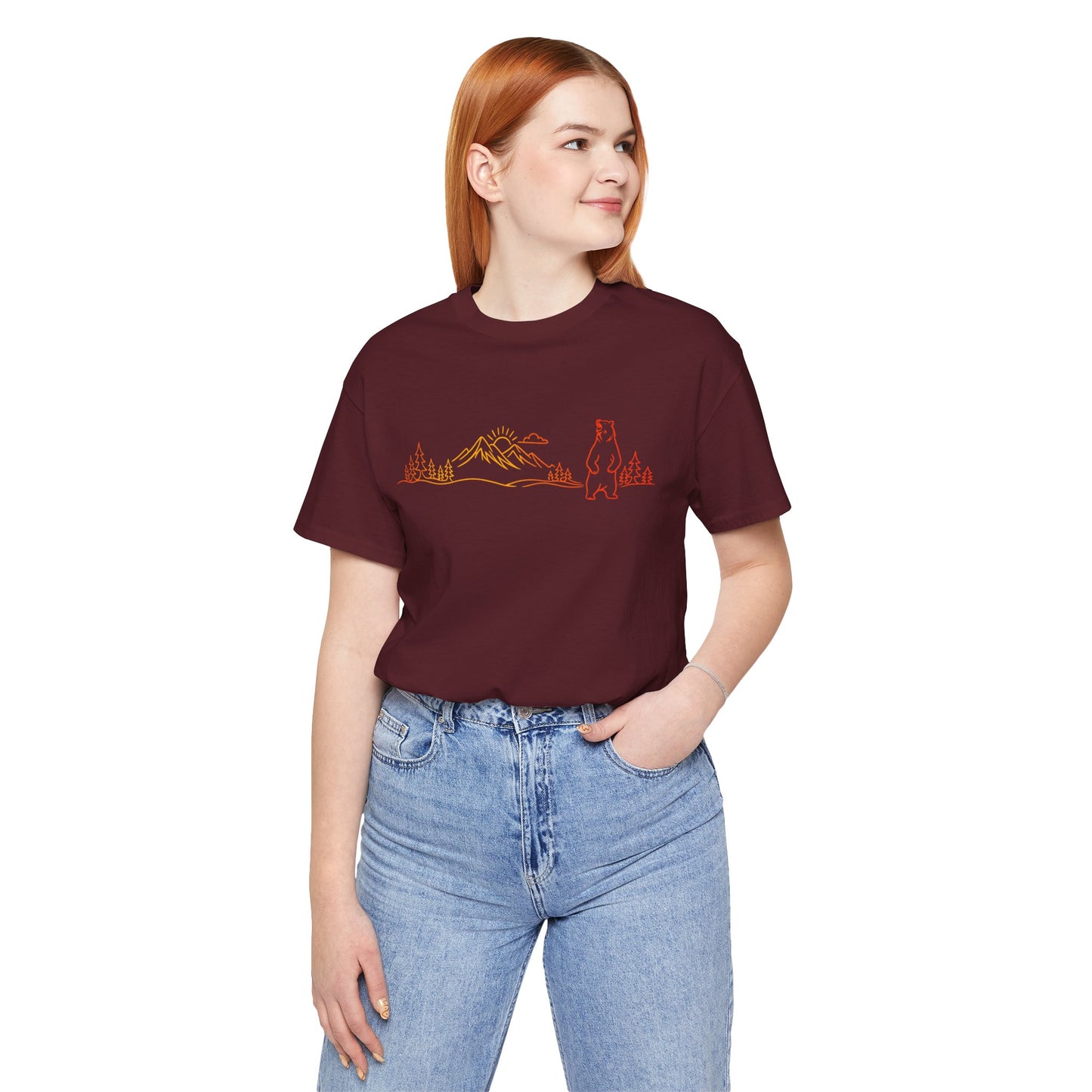 Standing Bear Mountain Scene Tee