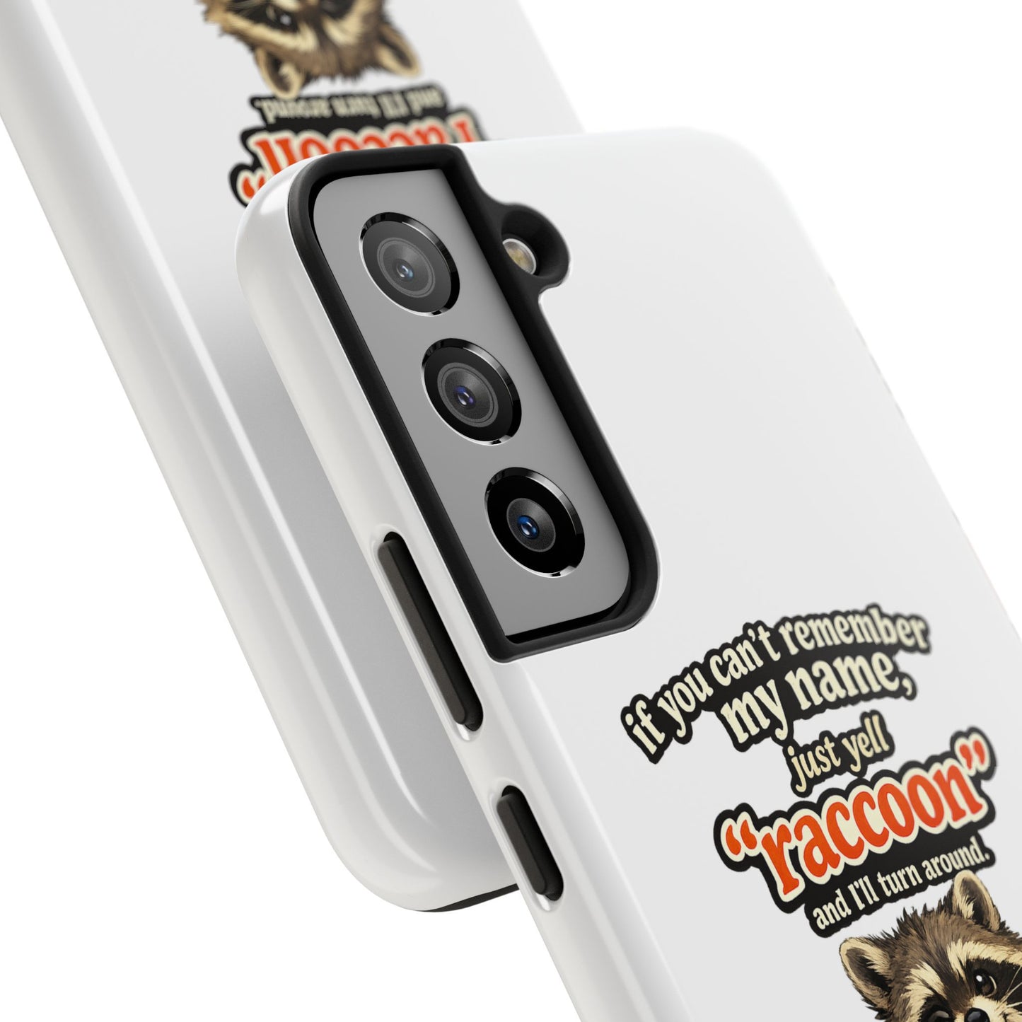 Yell Raccoon Phone Case — Tough & Cute Protective Phone Cover