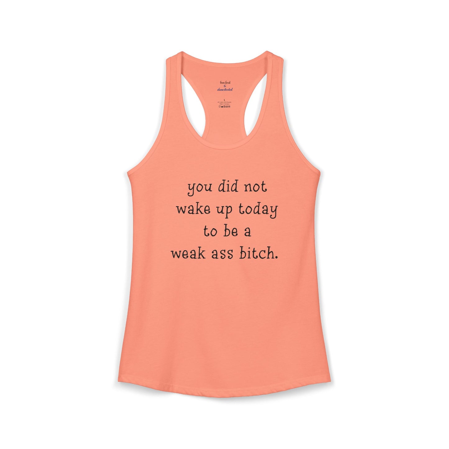 Weakass Racerback Tank