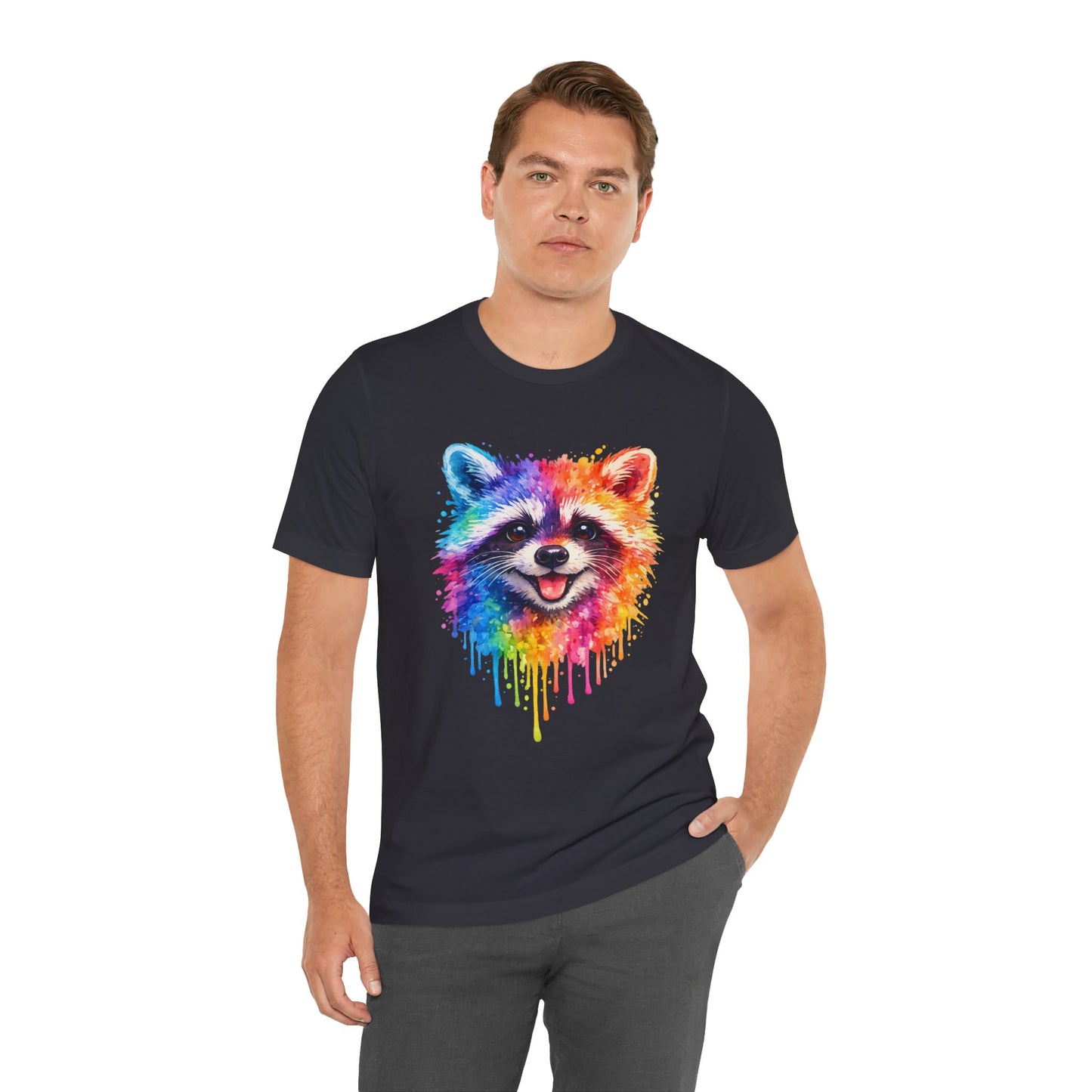 Watercolor Wildlife Raccoon T-Shirt