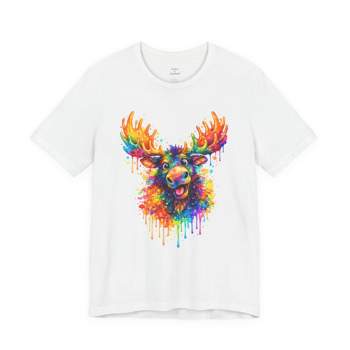 Watercolor Wildlife Moose T-Shirt