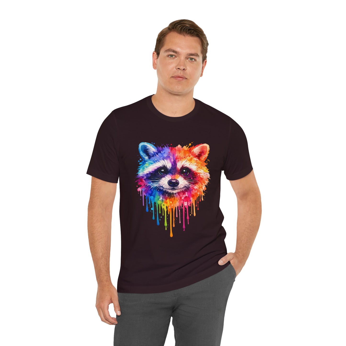 Watercolor Wildlife Raccoon T-Shirt