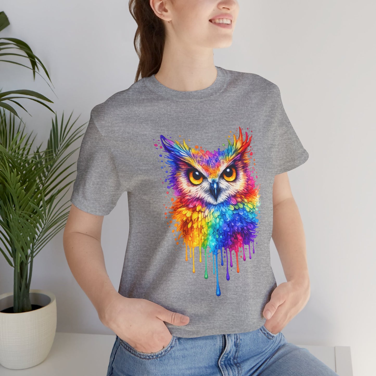 Watercolor Wildlife Owl T-Shirt