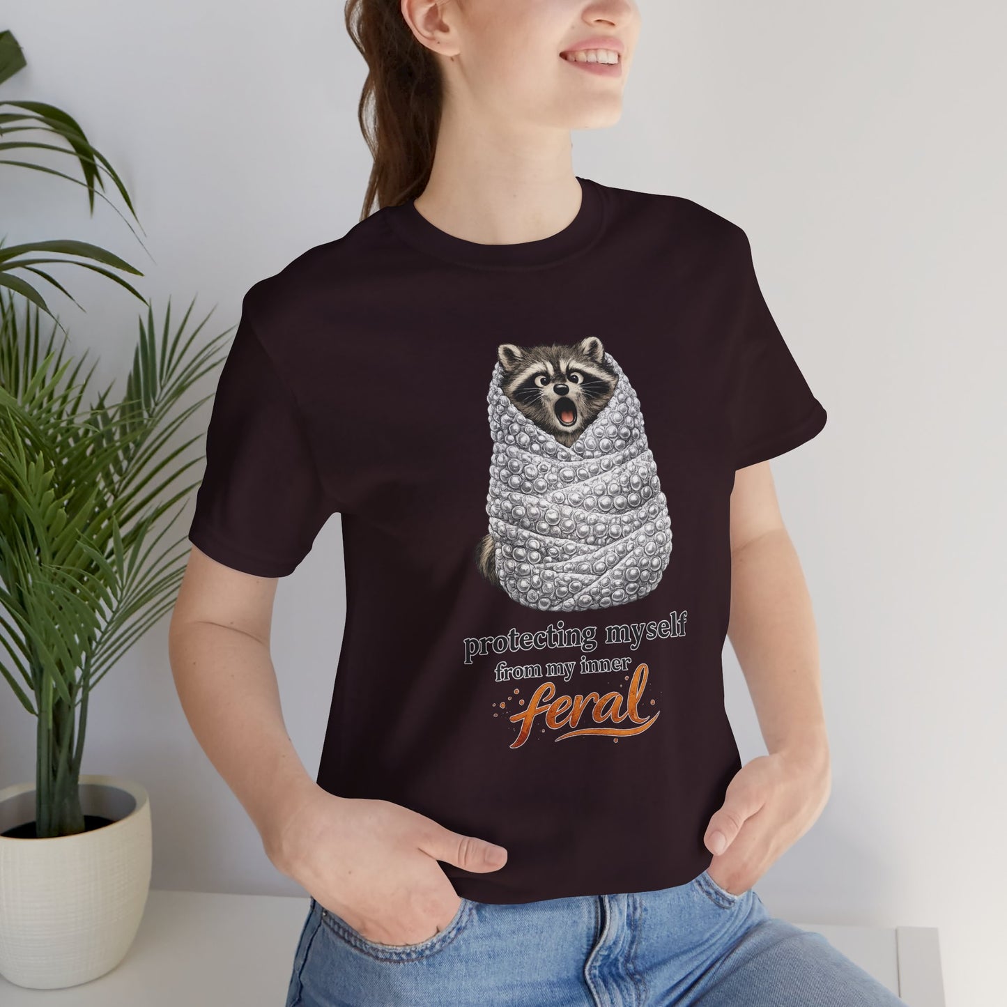 Bubble Wrapped Raccoon T-shirt