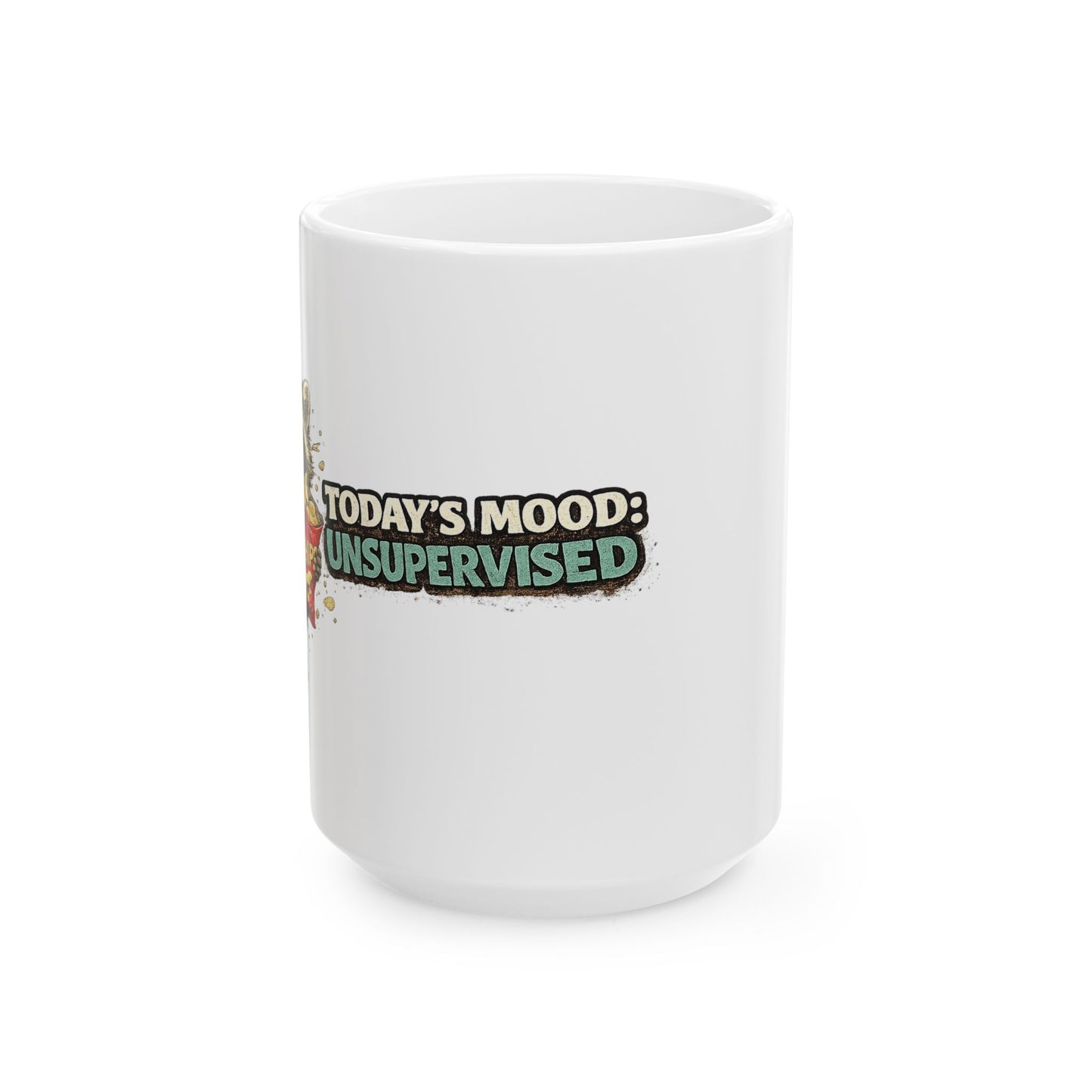 Unsupervised Raccoon Ceramic Mug  (11oz & 15oz)
