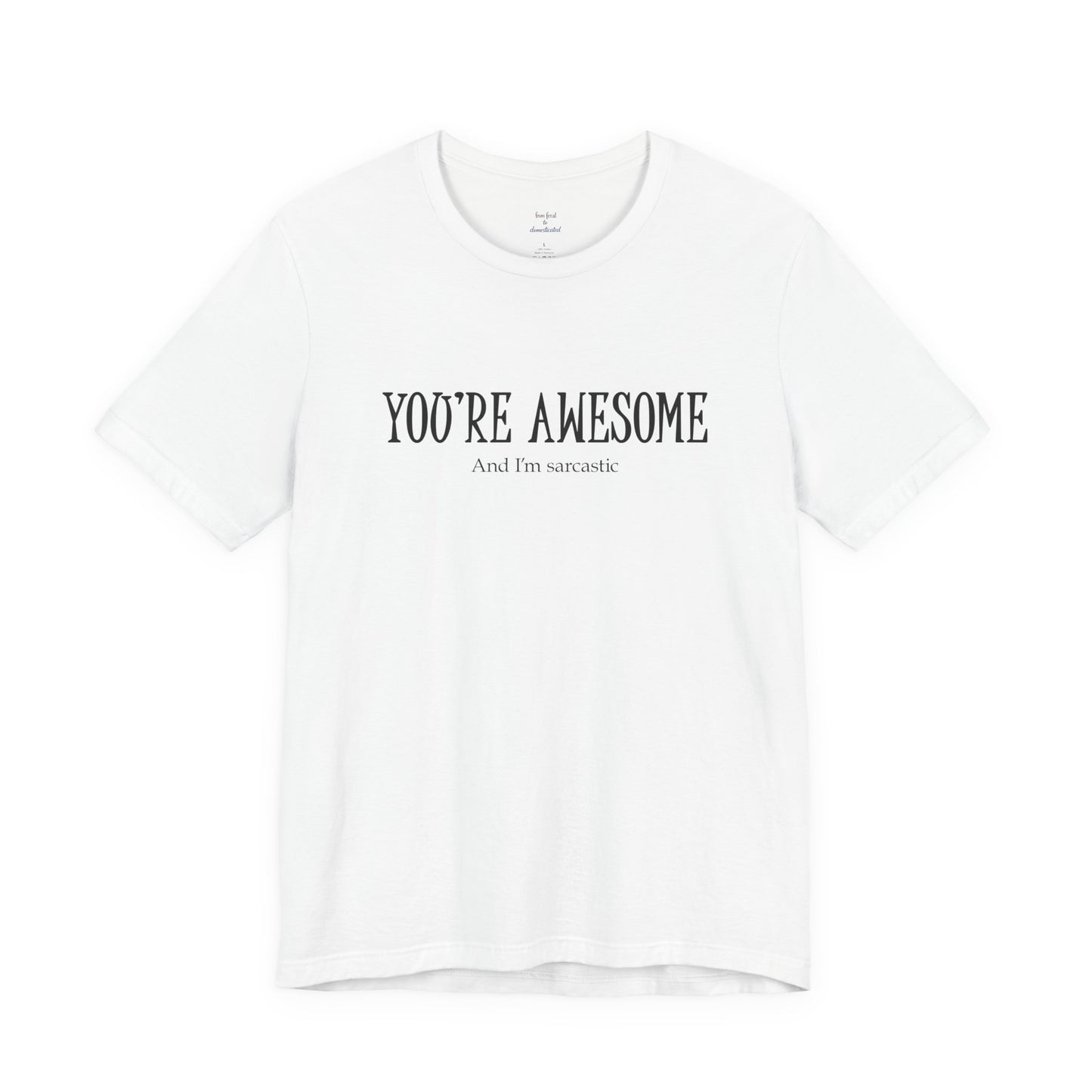 You're Awesome (And I'm Sarcastic) T-Shirt