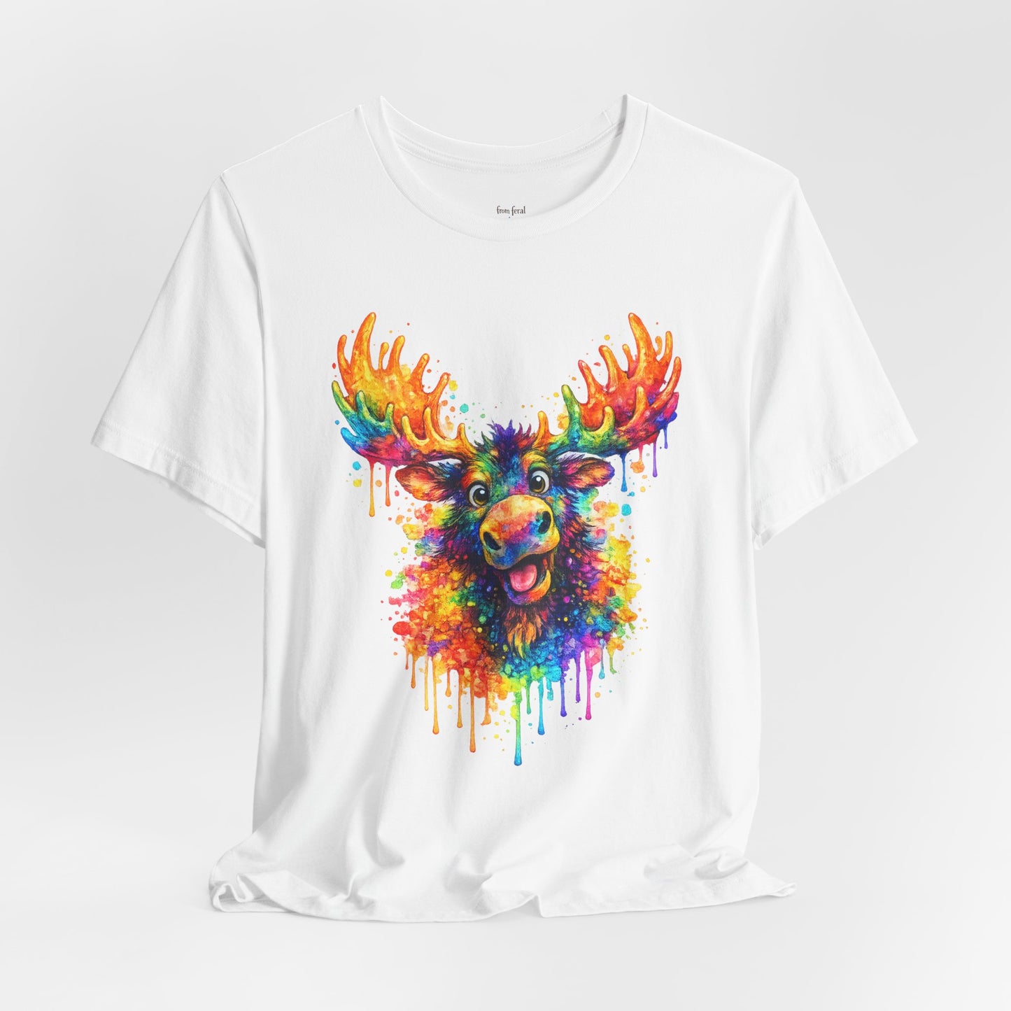 Watercolor Wildlife Moose T-Shirt