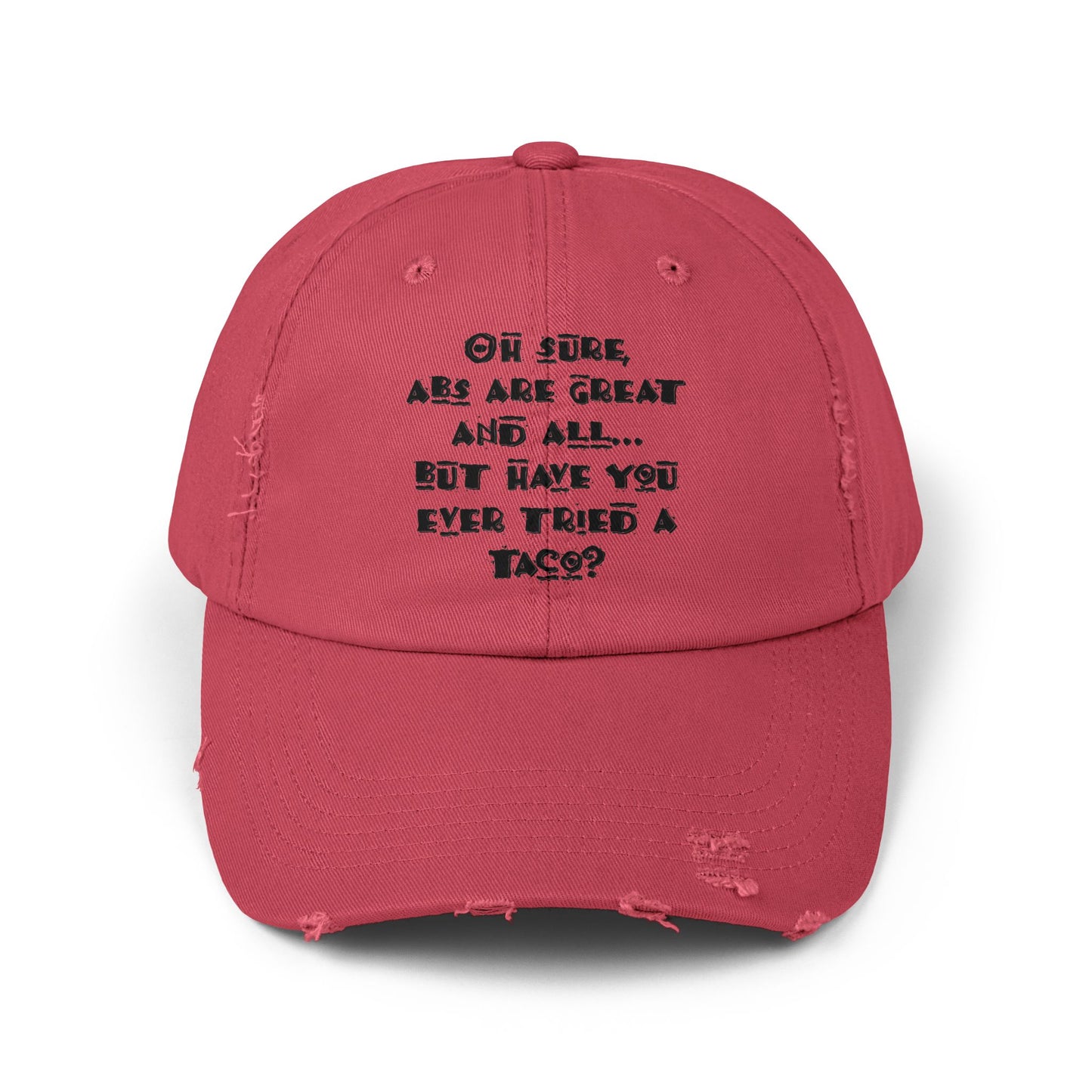 "Tacos" Distressed Cap —  Funny Truth Hat