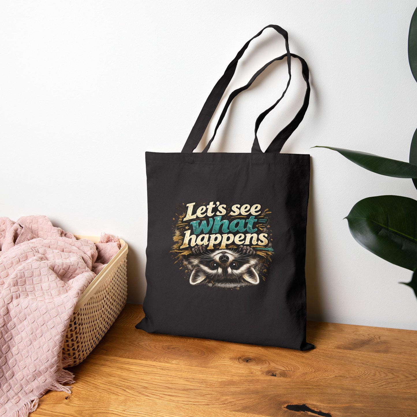 Let's See What Happens Canvas Tote Bag