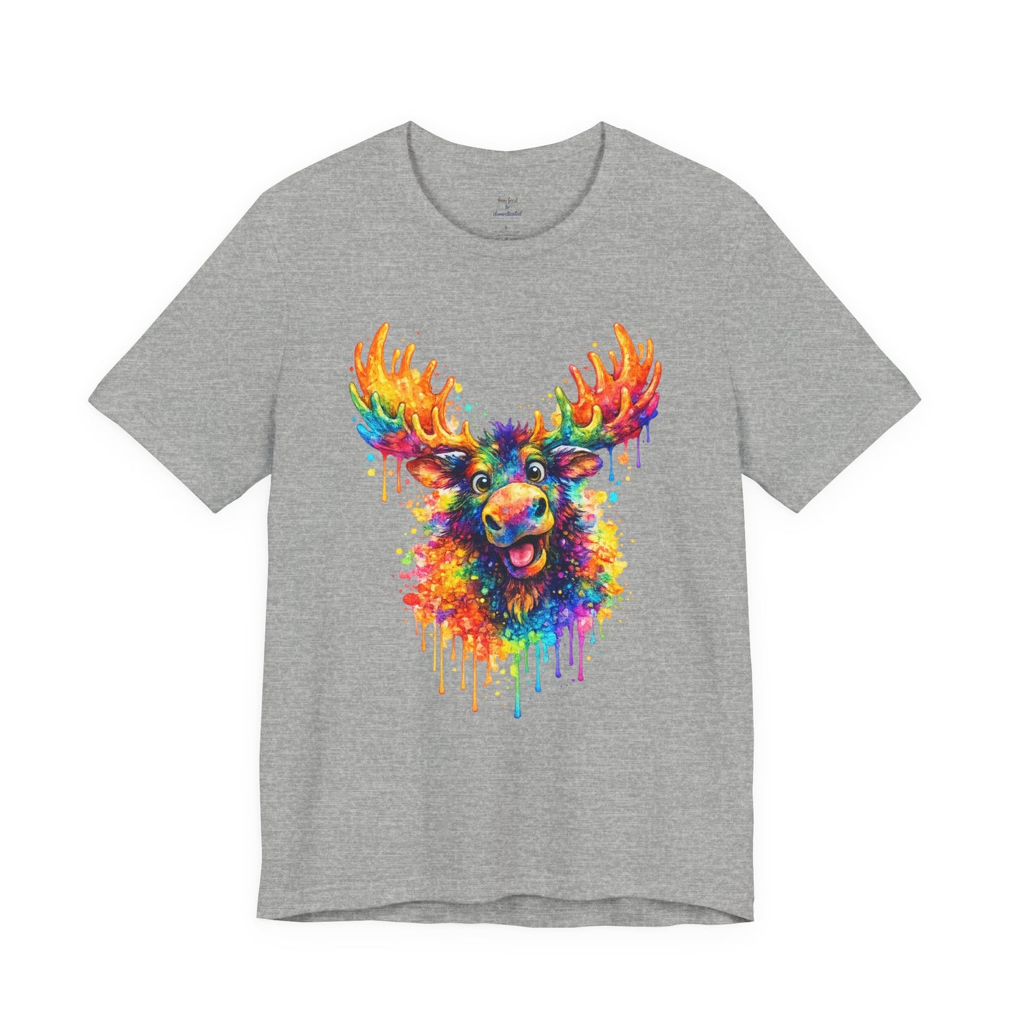Watercolor Wildlife Moose T-Shirt