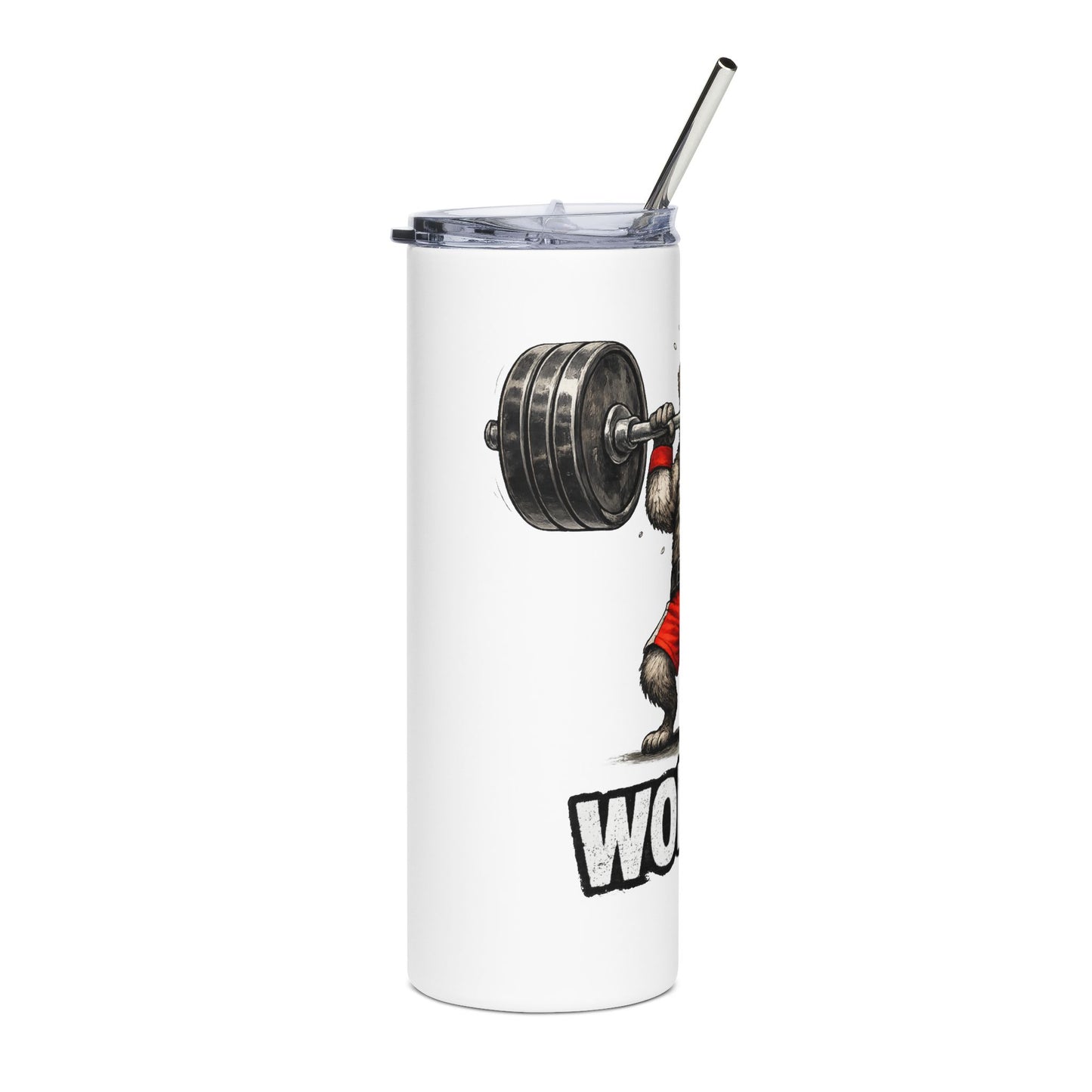 Work It Raccoon 20oz Stainless Steel Tumbler