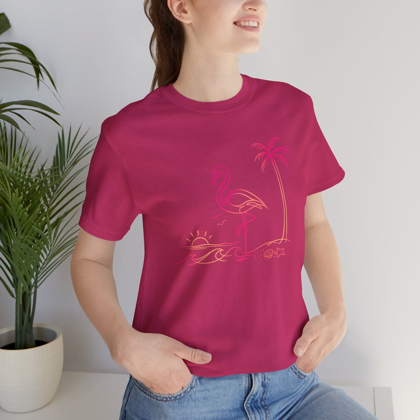 Flamingo Wild Lines T-Shirt