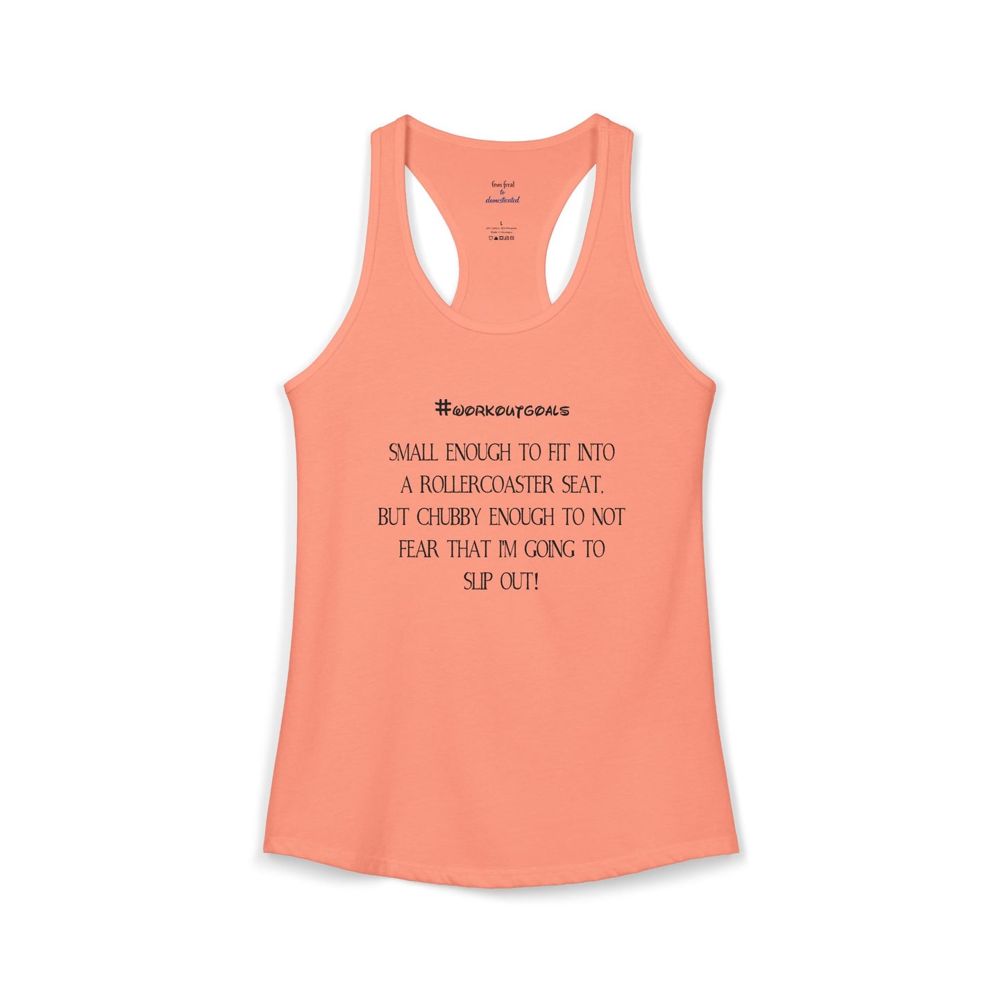Workout Goals Racerback Tank