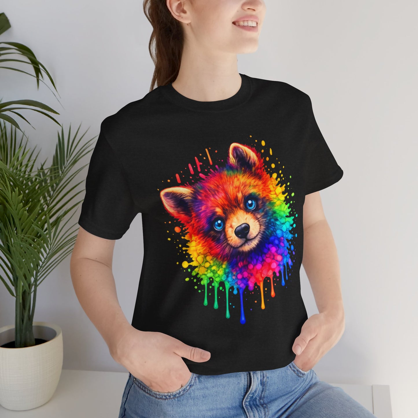 Watercolor Wildlife Bear Cub T-Shirt