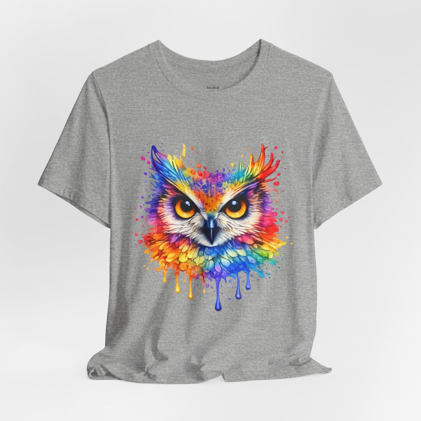 Watercolor Wildlife Owl T-Shirt