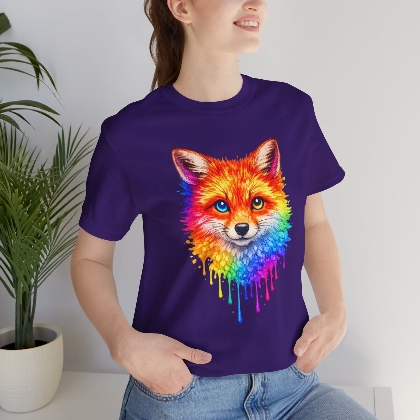 Watercolor Wildlife Fox T-Shirt