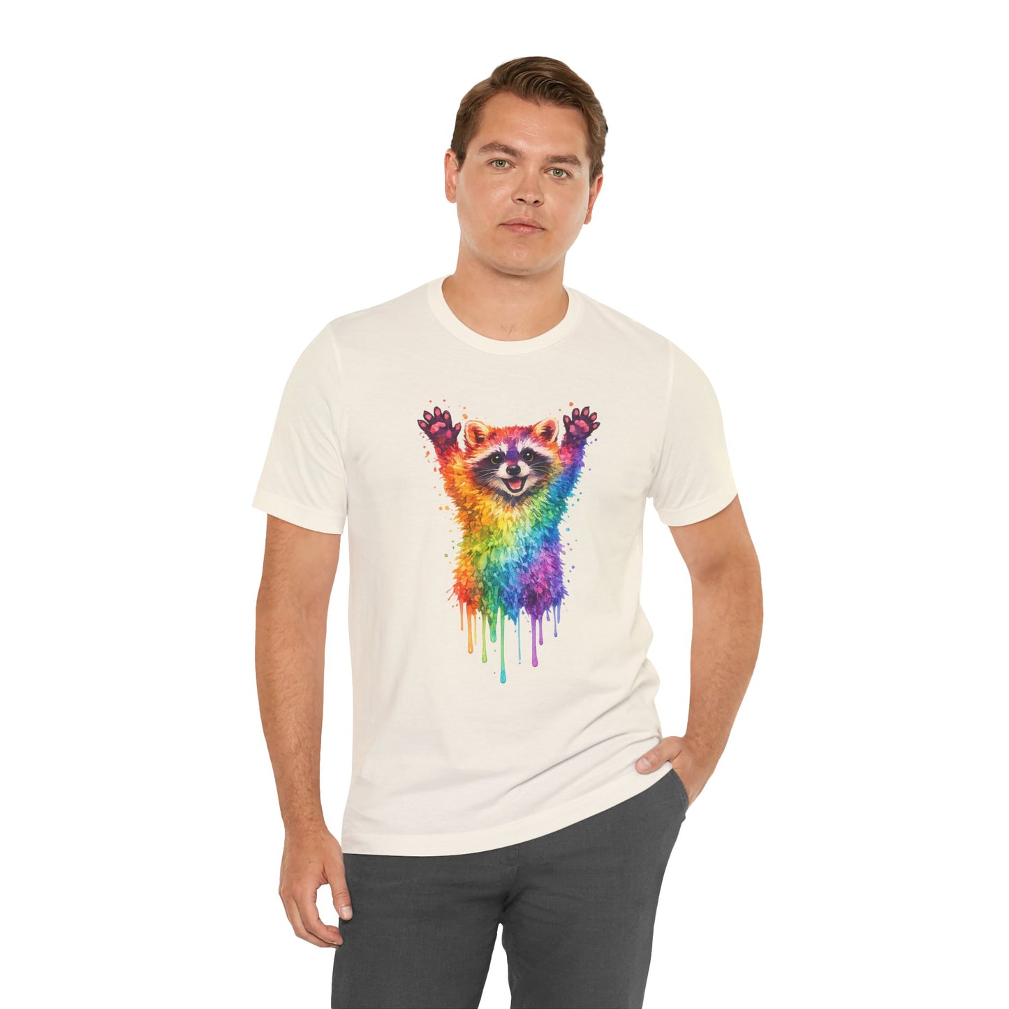 Watercolor Wildlife Raccoon T-Shirt
