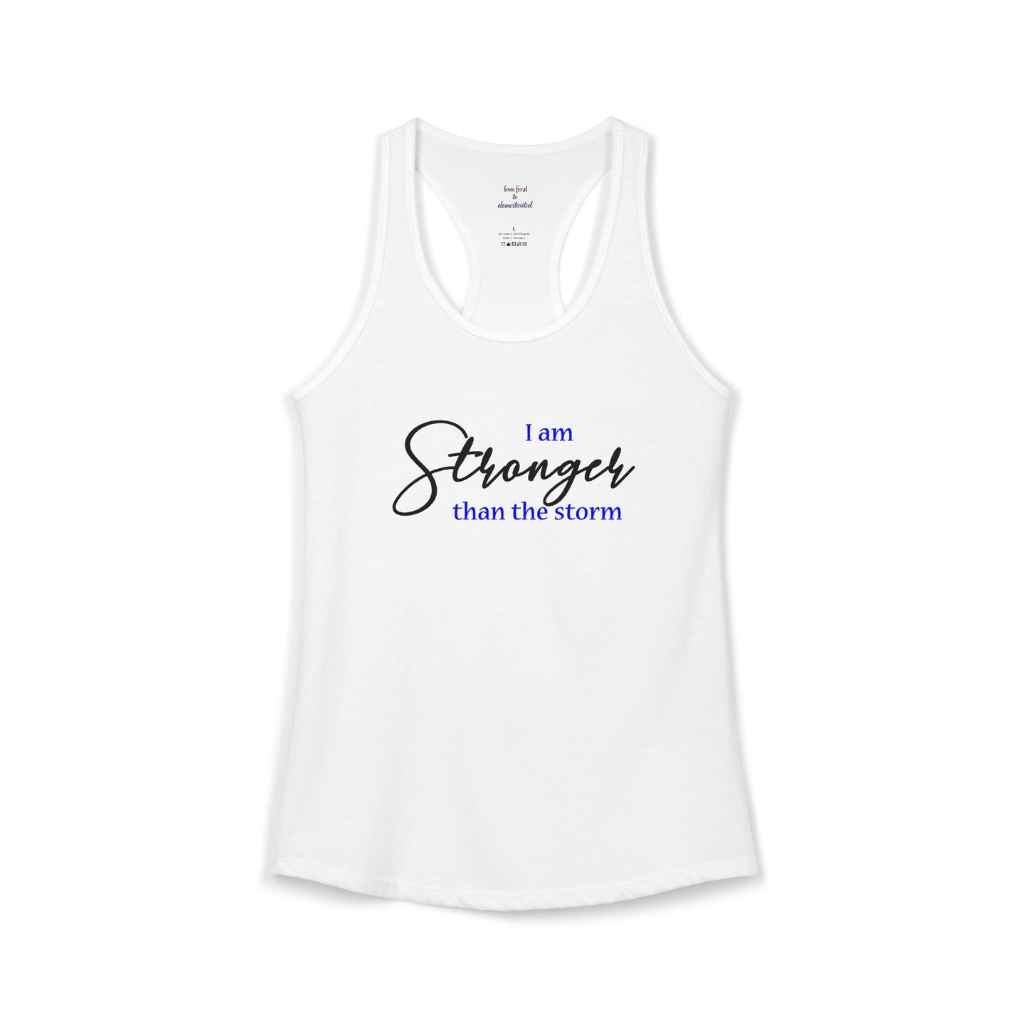 Stronger Than The Storm Racerback Tank