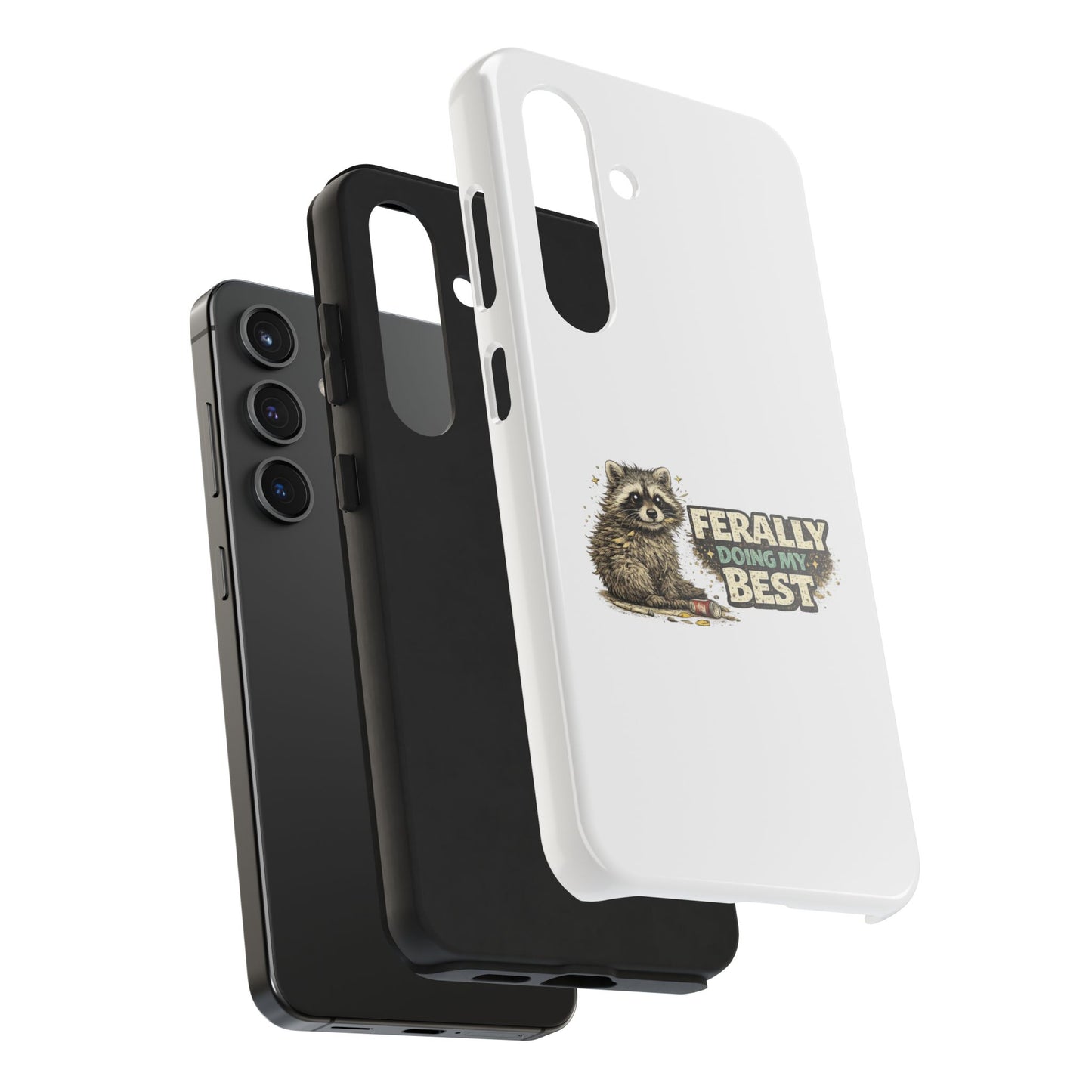 Ferally Raccoon Phone Case — Tough & Cute Protective Phone Cover