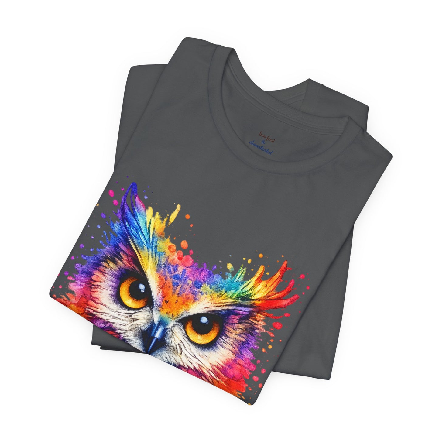 Watercolor Wildlife Owl T-Shirt