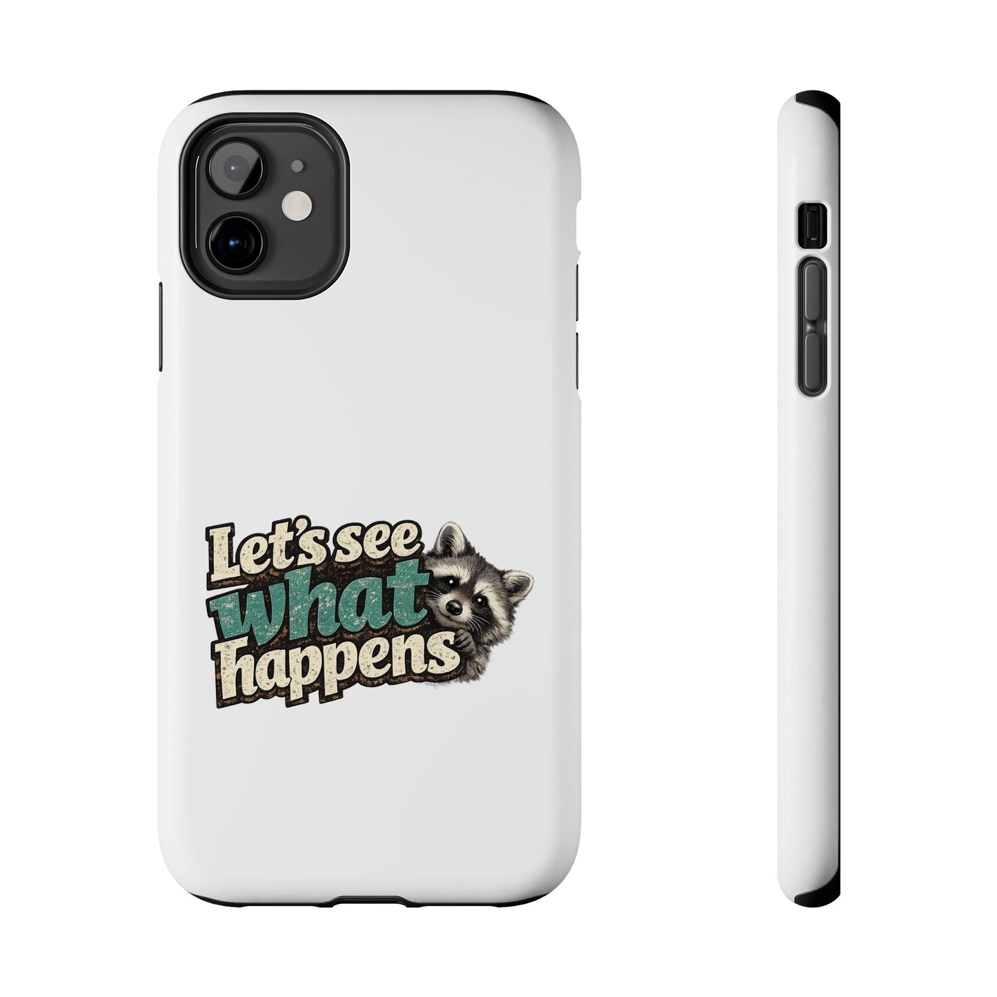Peek & See Raccoon Phone Case — Tough & Cute Protective Phone Cover
