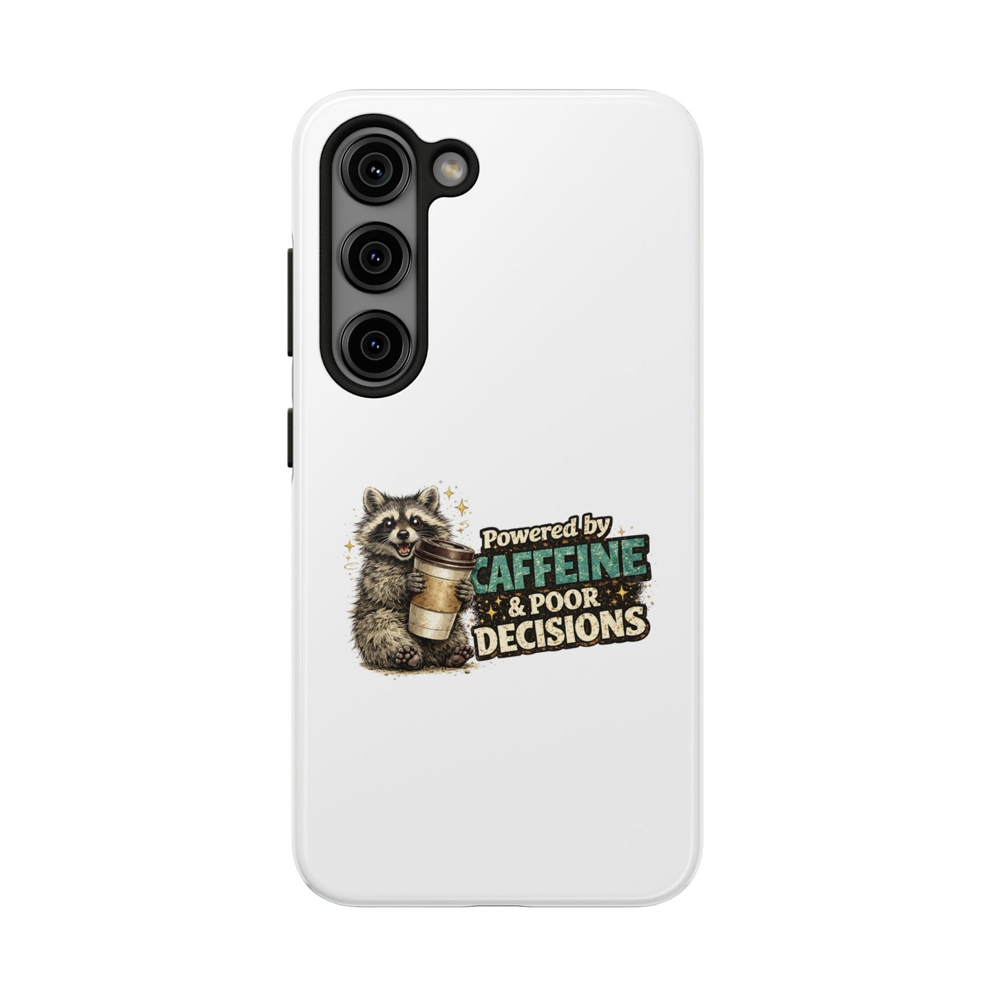 Poor Decisions Raccoon Phone Case — Tough & Cute Protective Phone Cover