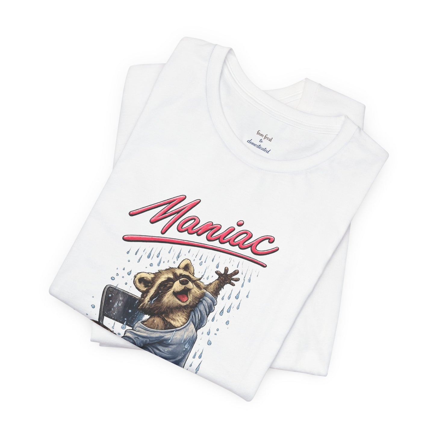 Maniac Raccoon T-shirt
