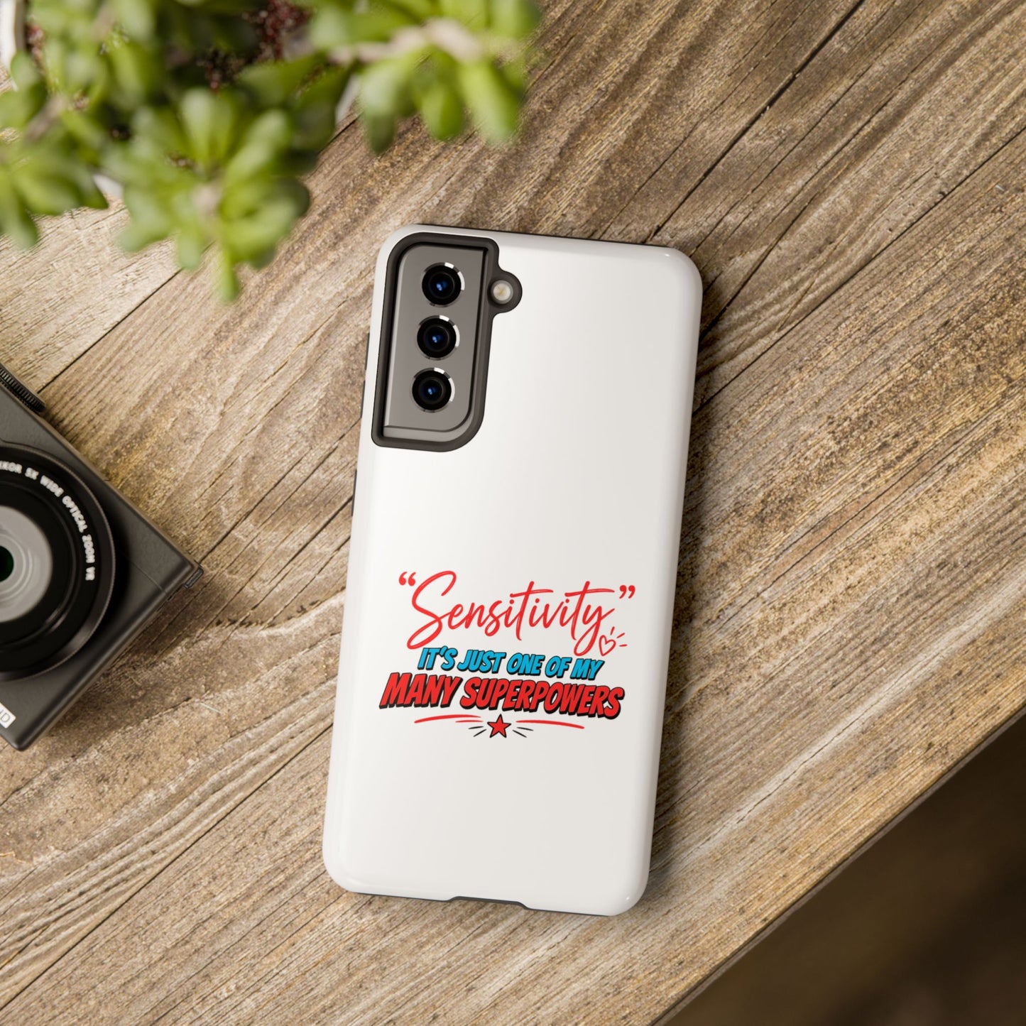 "Sensitivity: it’s just one of my many superpowers” Protective Phone Cover
