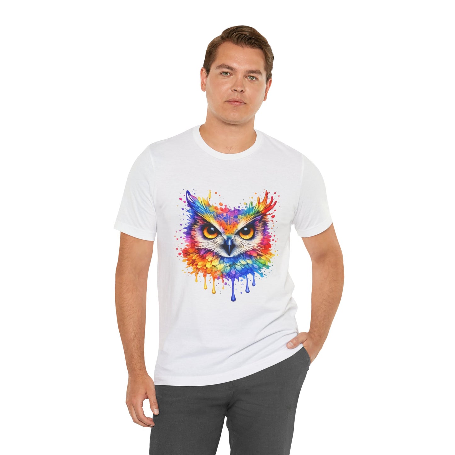 Watercolor Wildlife Owl T-Shirt