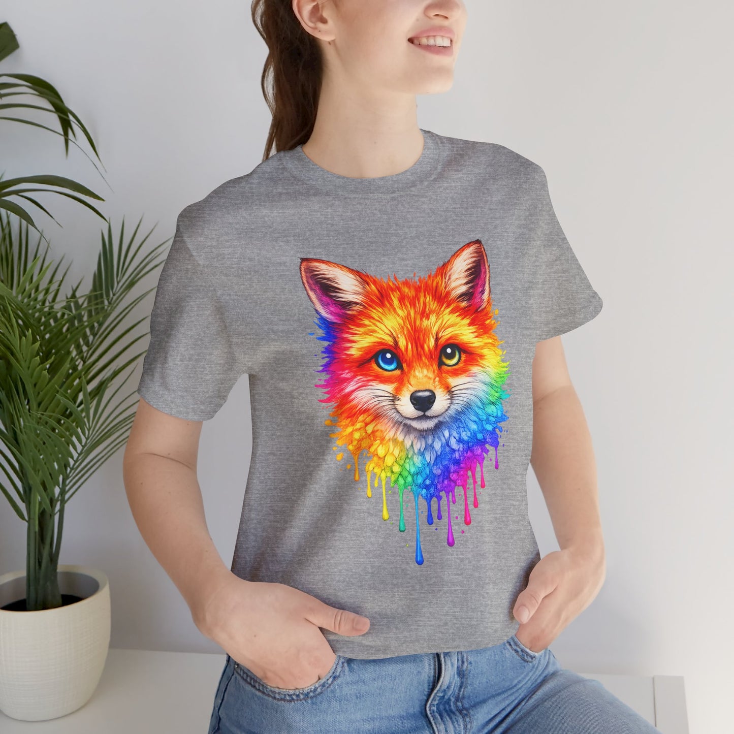 Watercolor Wildlife Fox T-Shirt