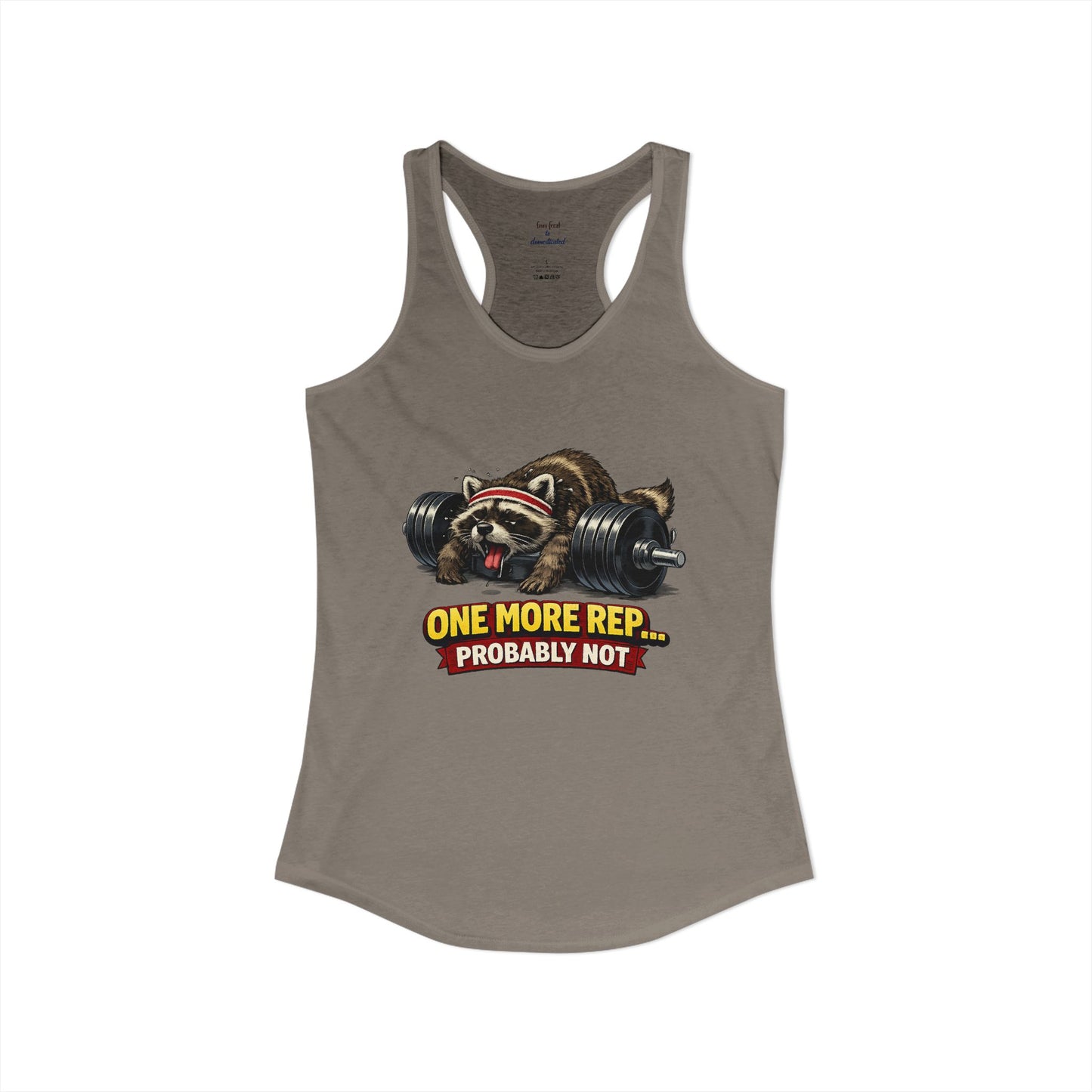 One More Rep Racerback Tank