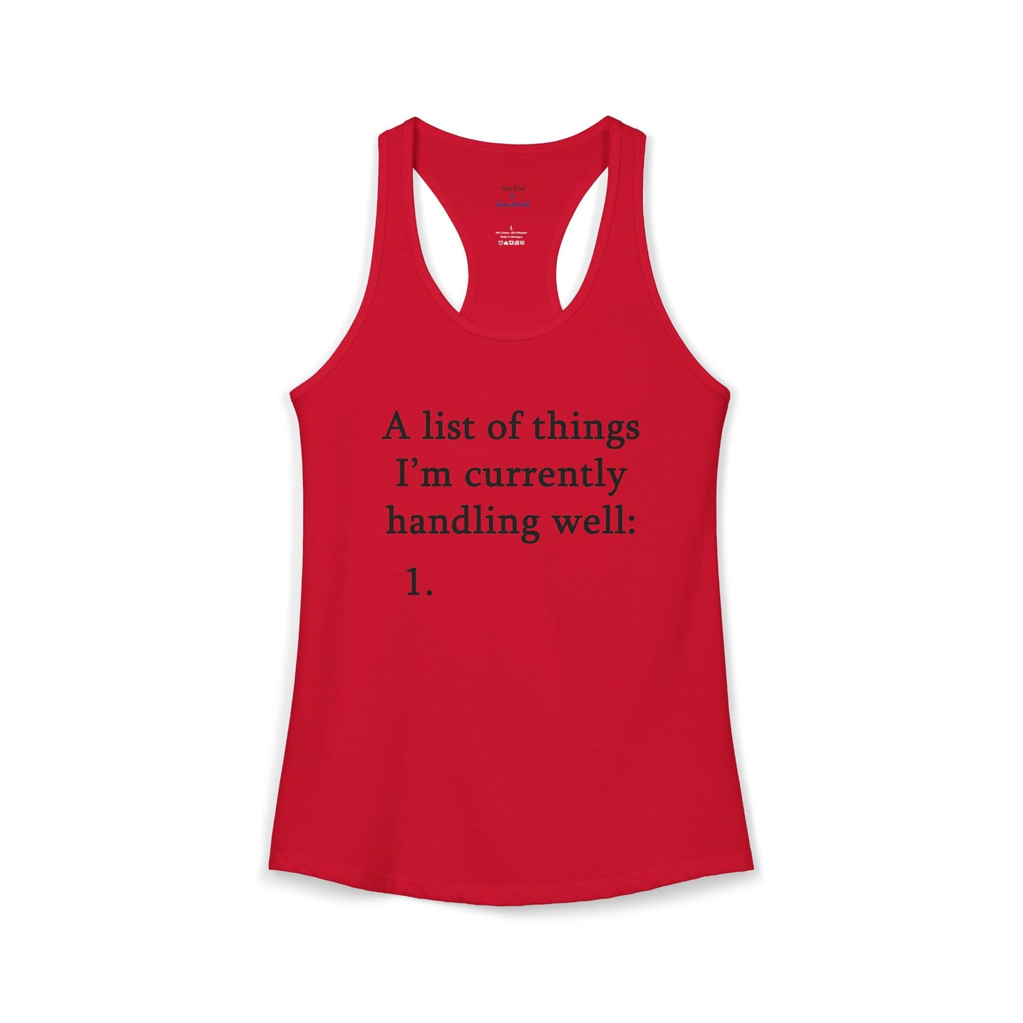 A List Racerback Tank