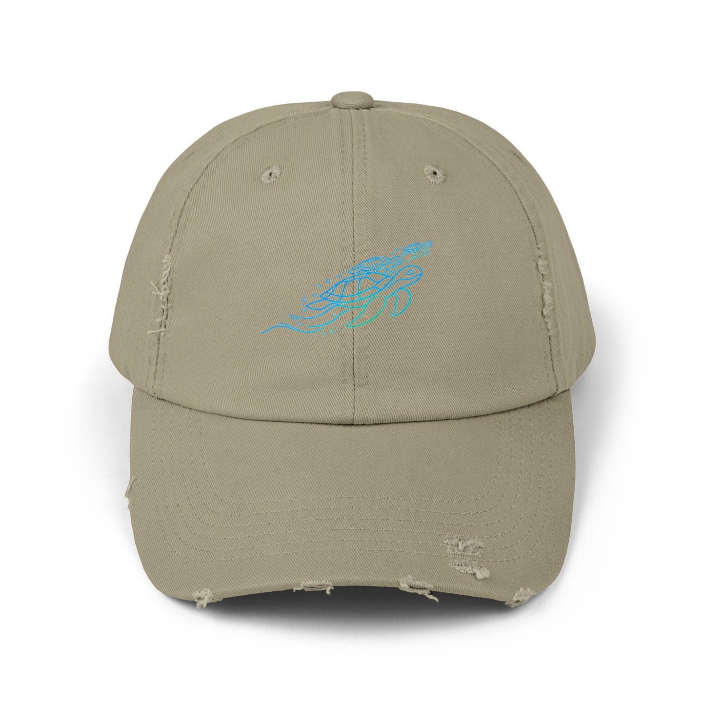Swimming Sea Turtles | Distressed Cap