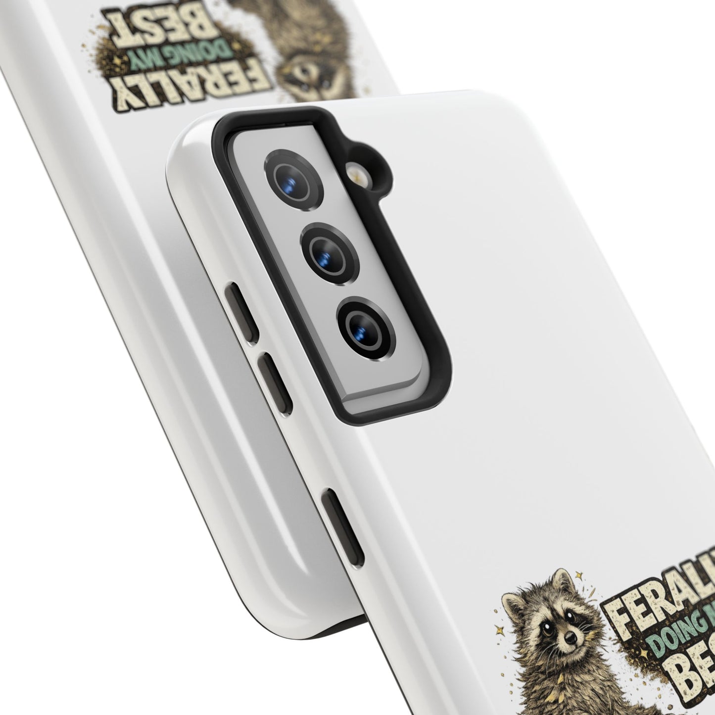 Ferally Raccoon Phone Case — Tough & Cute Protective Phone Cover