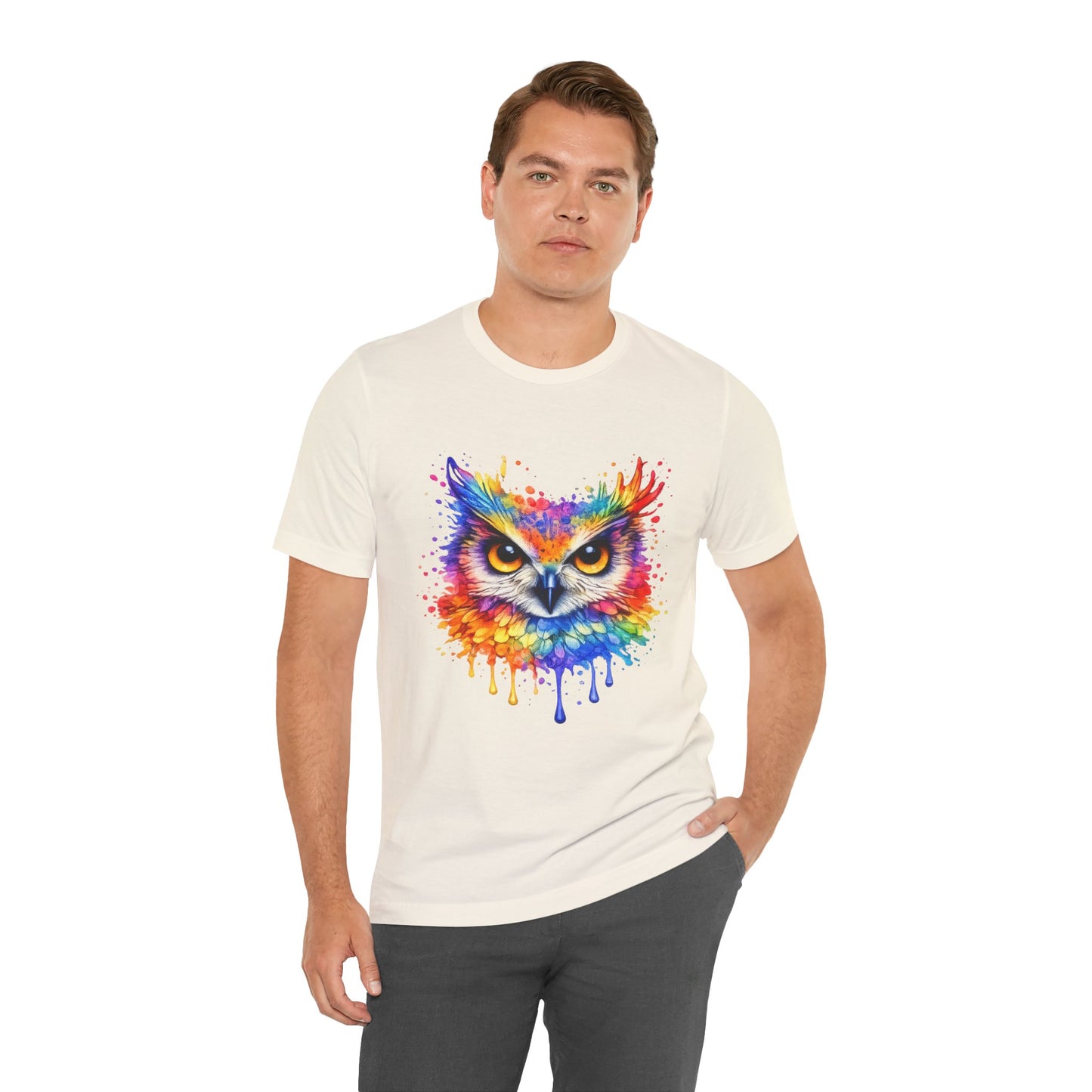 Watercolor Wildlife Owl T-Shirt