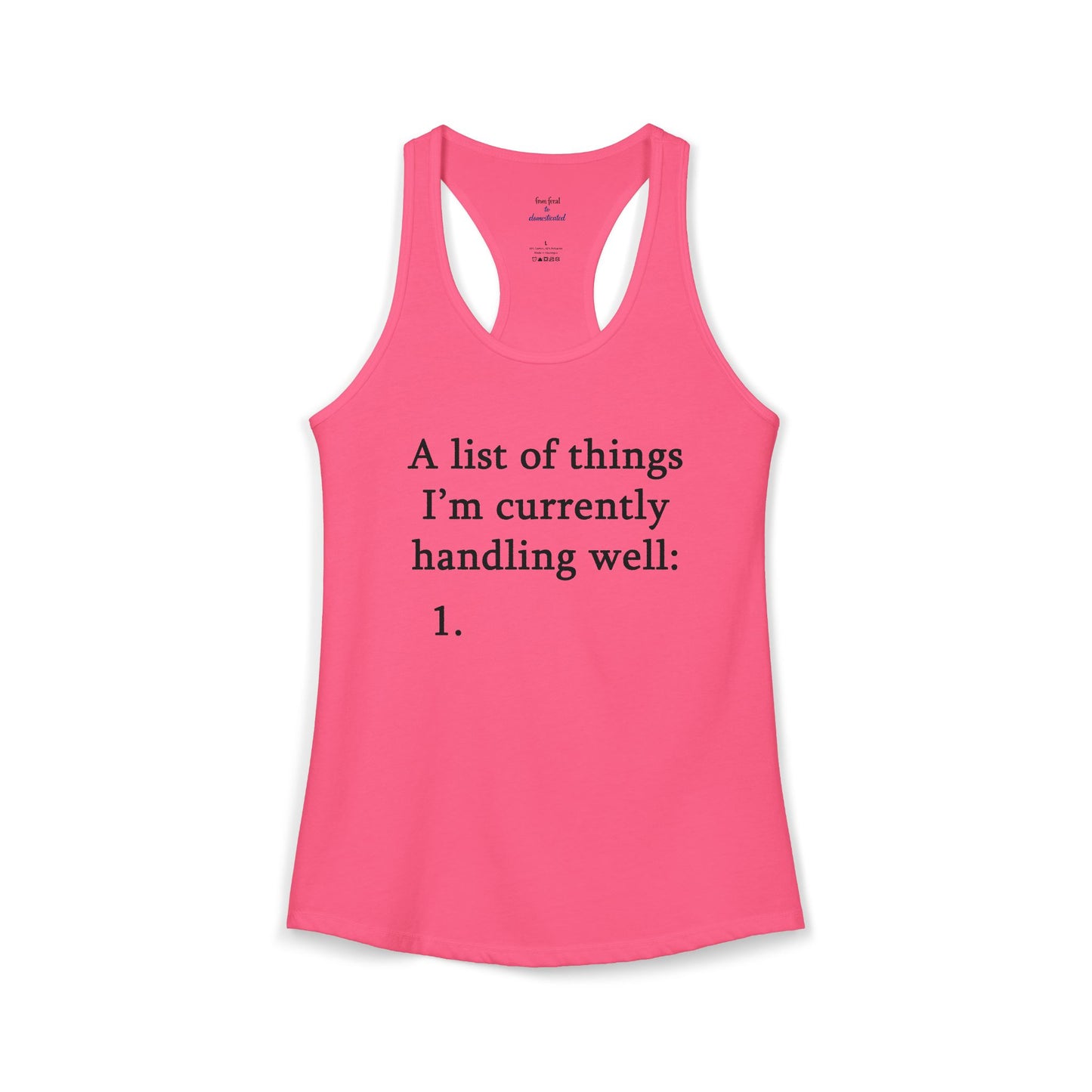 A List Racerback Tank