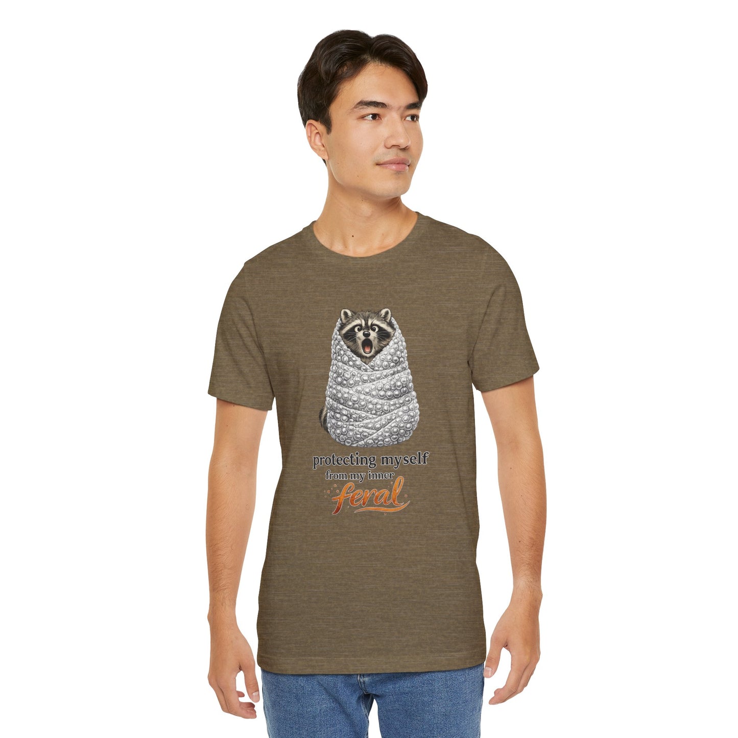 Bubble Wrapped Raccoon T-shirt