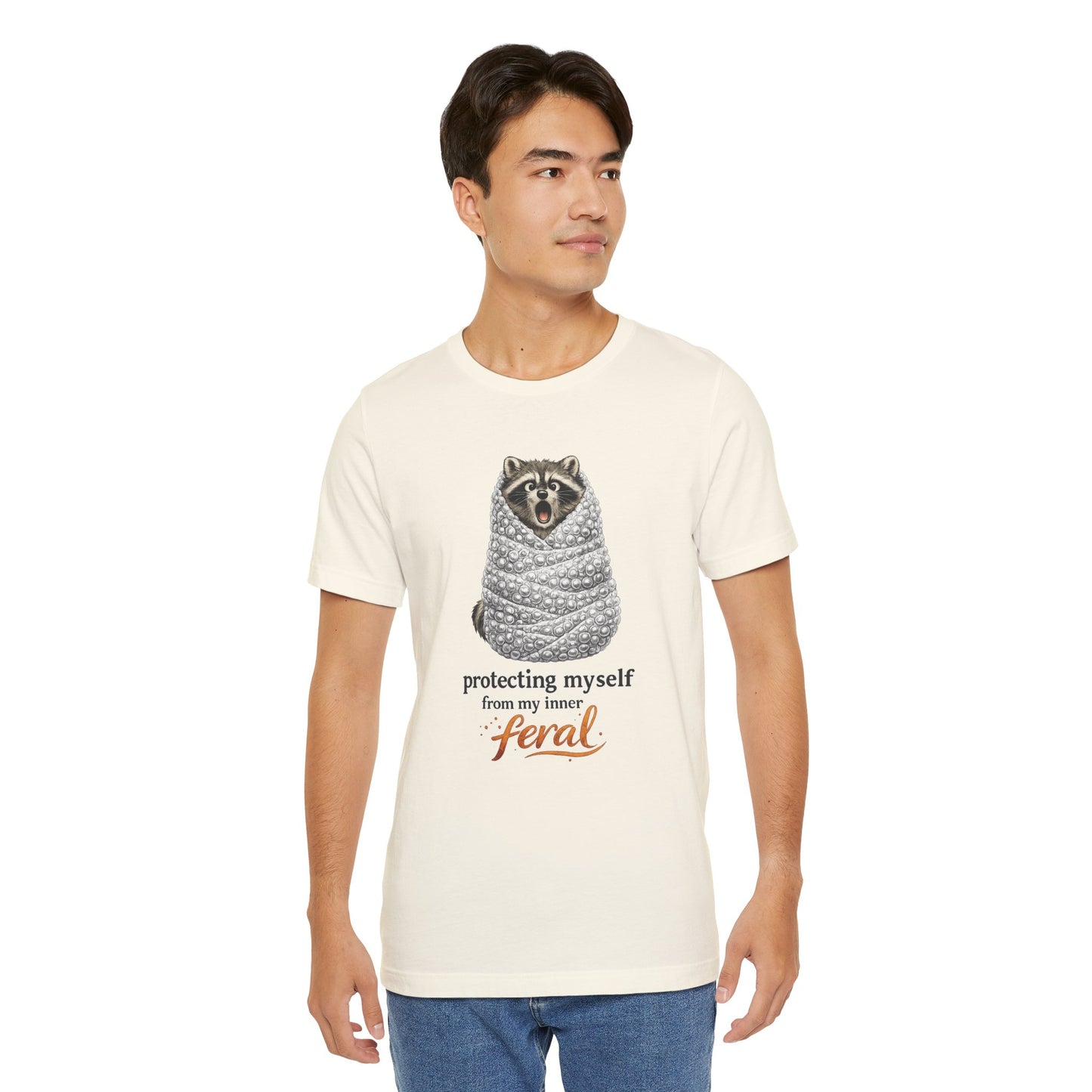 Bubble Wrapped Raccoon T-shirt