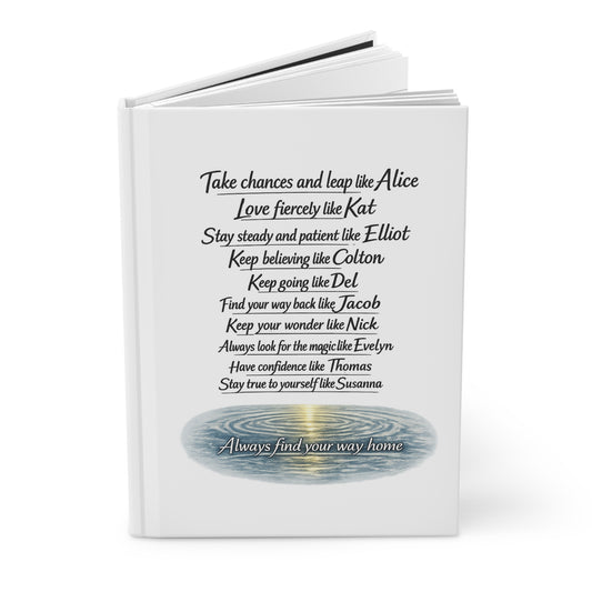 Find Your Way | They Way Home Hardcover Journal — TV Show Fan Notebook