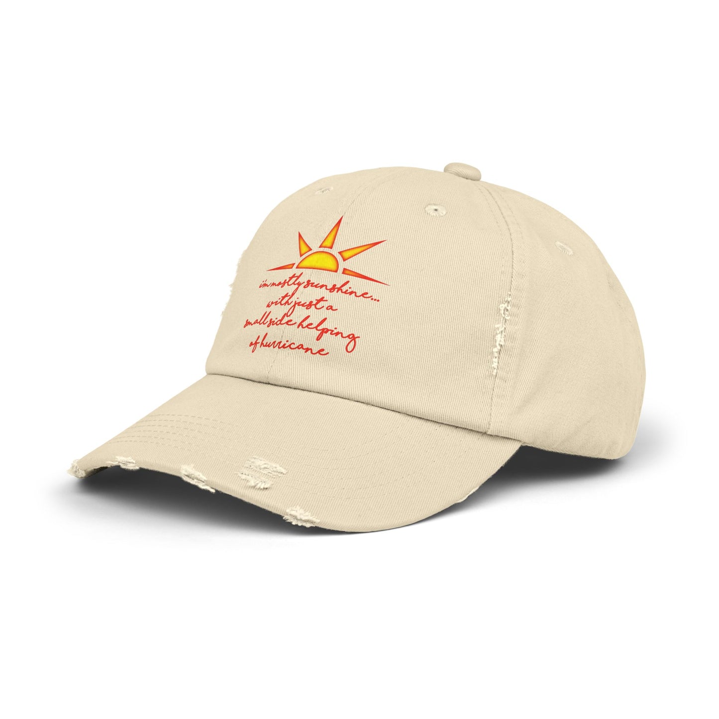 "Sunshine" Distressed Cap —  Funny Truth Hat