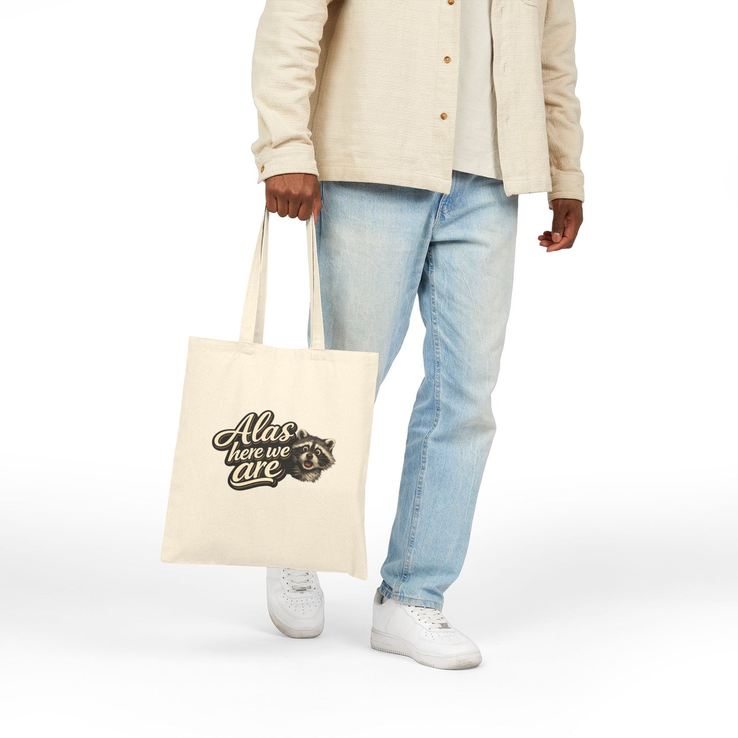 Alas Here We Are Canvas Tote Bag
