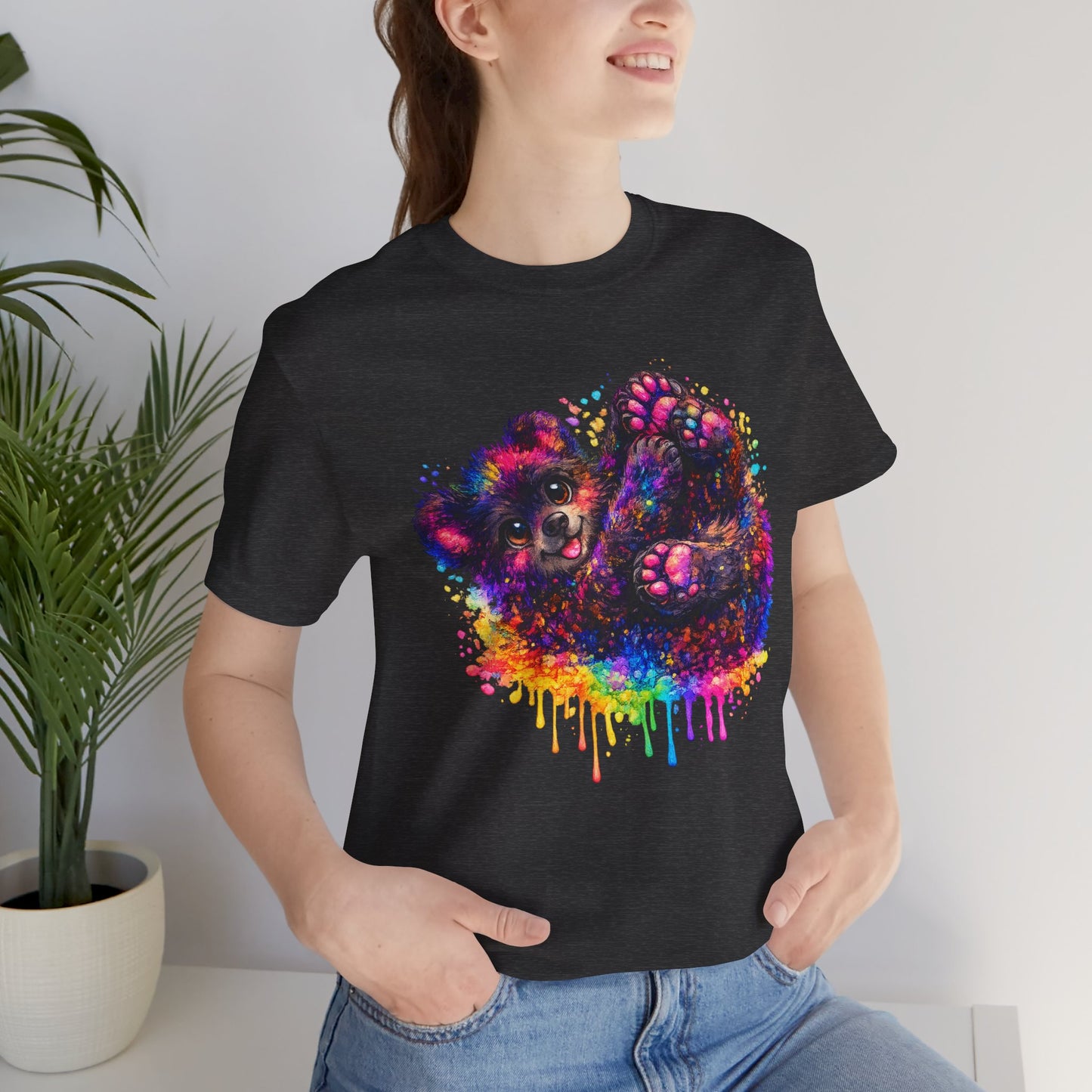 Watercolor Wildlife Bear Cub T-Shirt