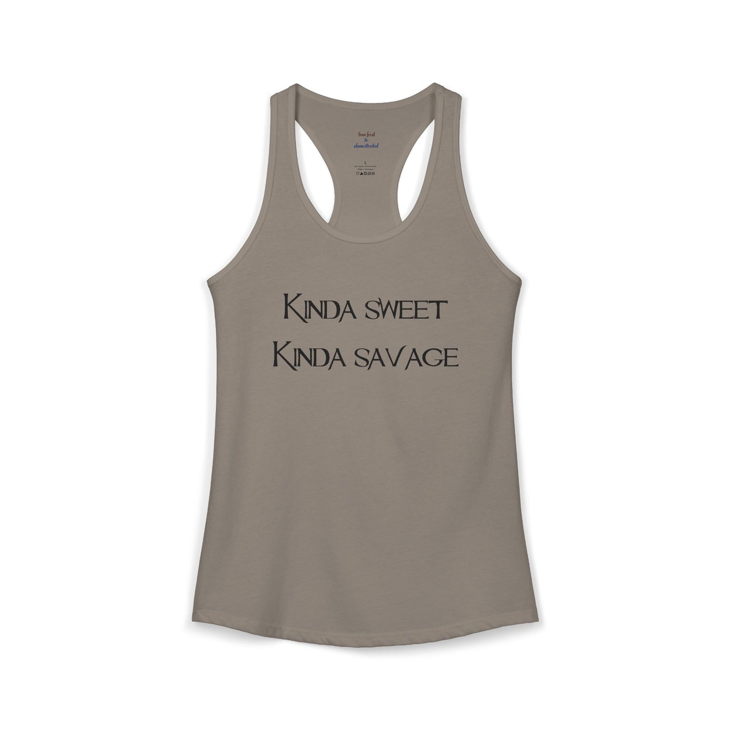 Kinda Both Racerback Tank