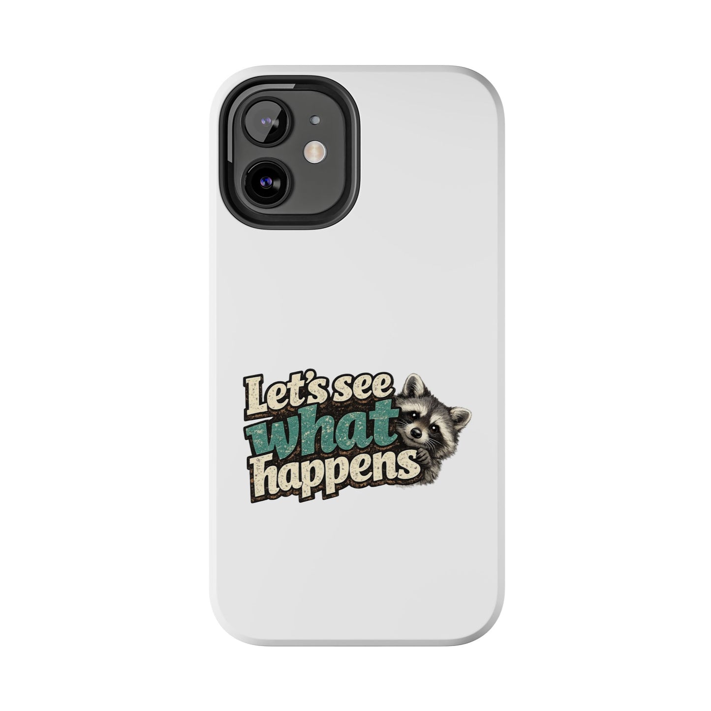 Peek & See Raccoon Phone Case — Tough & Cute Protective Phone Cover