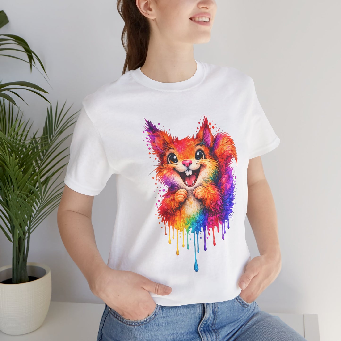 Watercolor Wildlife Squirrel T-Shirt