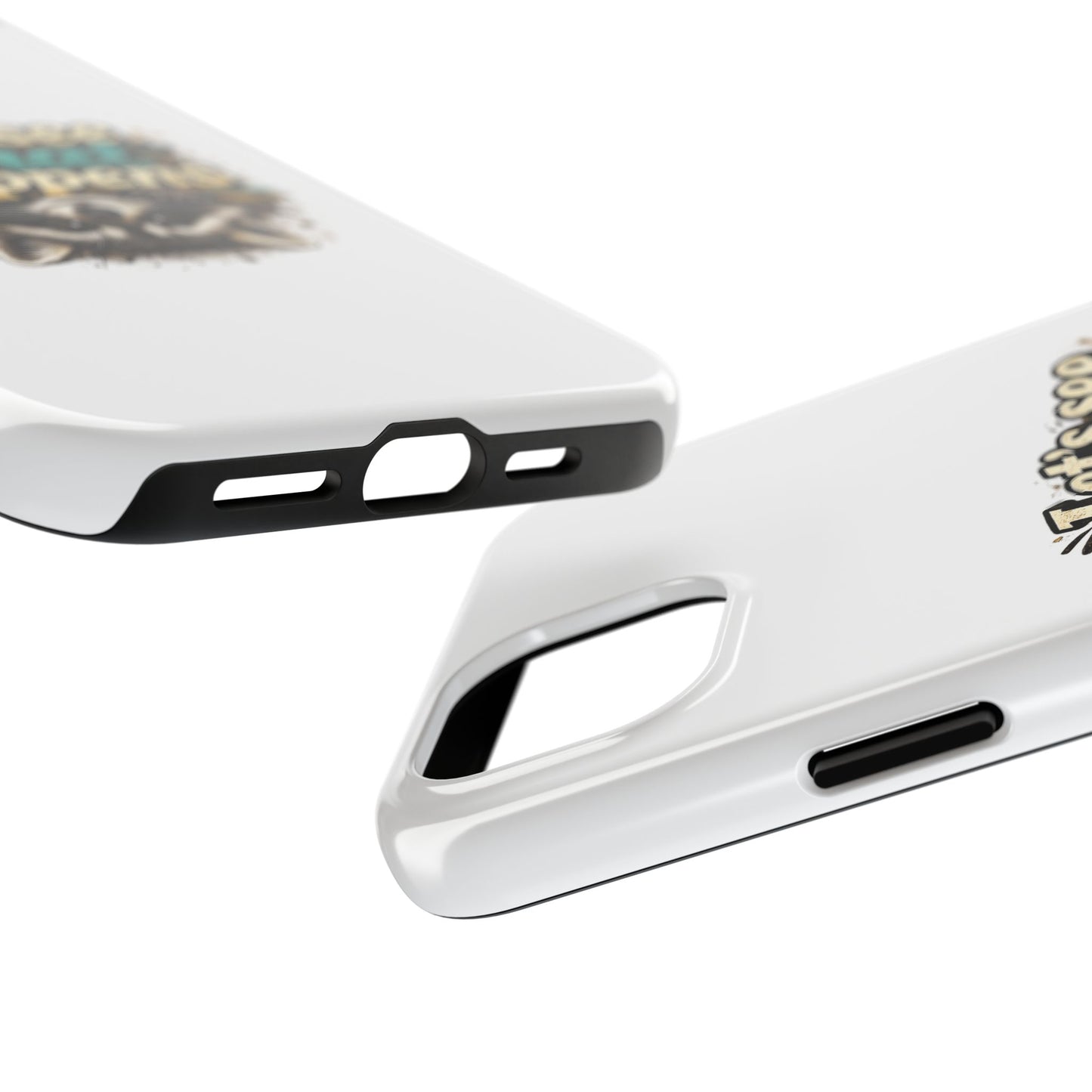Let's See What Happens Raccoon Phone Case — Tough & Cute Protective Phone Cover