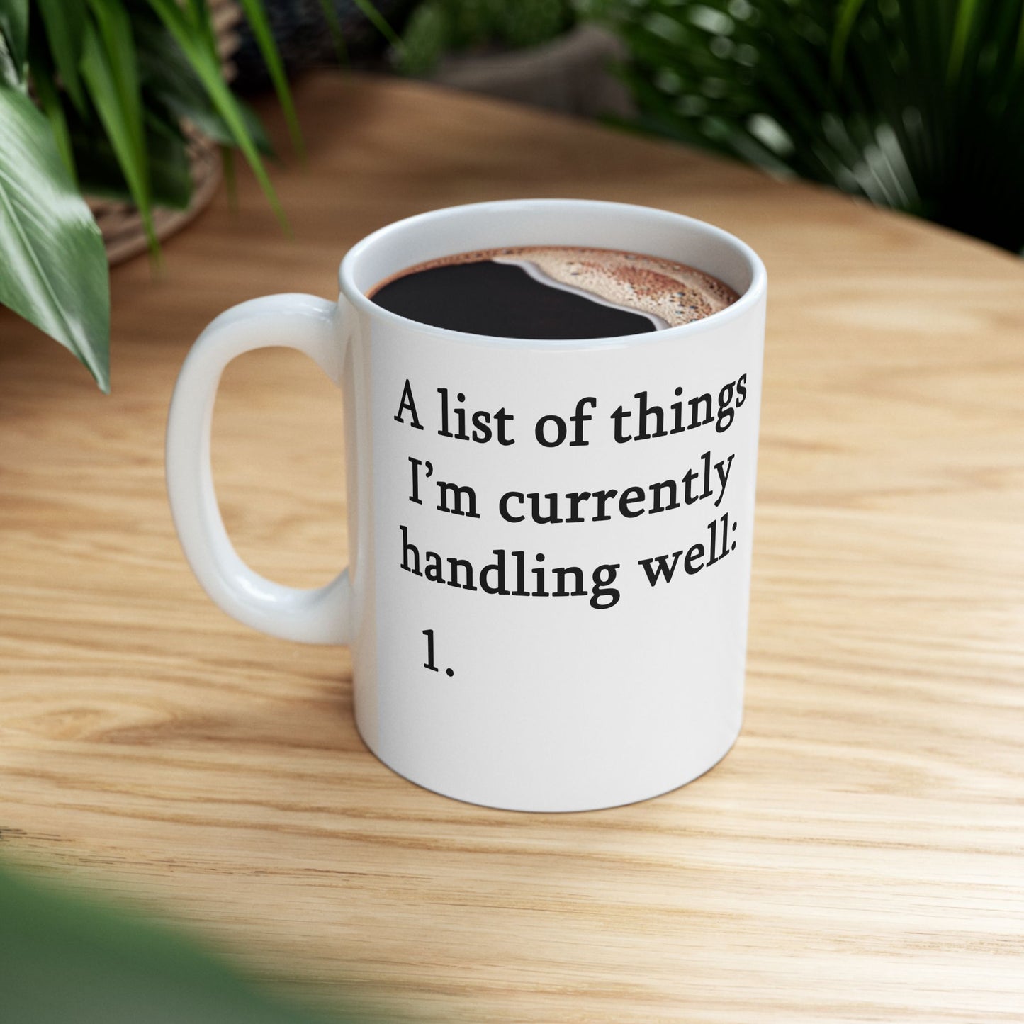 "A List" Ceramic Mug  (11oz & 15oz)